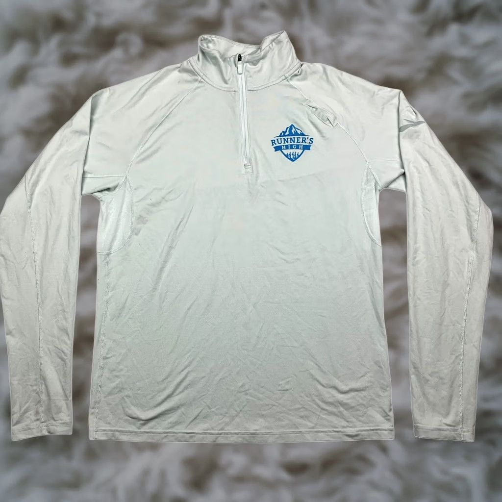 Brooks Brooks Men's Performance 1/4 Zip Pullover Small Light Teal Blue Size US S / EU 44-46 / 1 - 1 Thumbnail