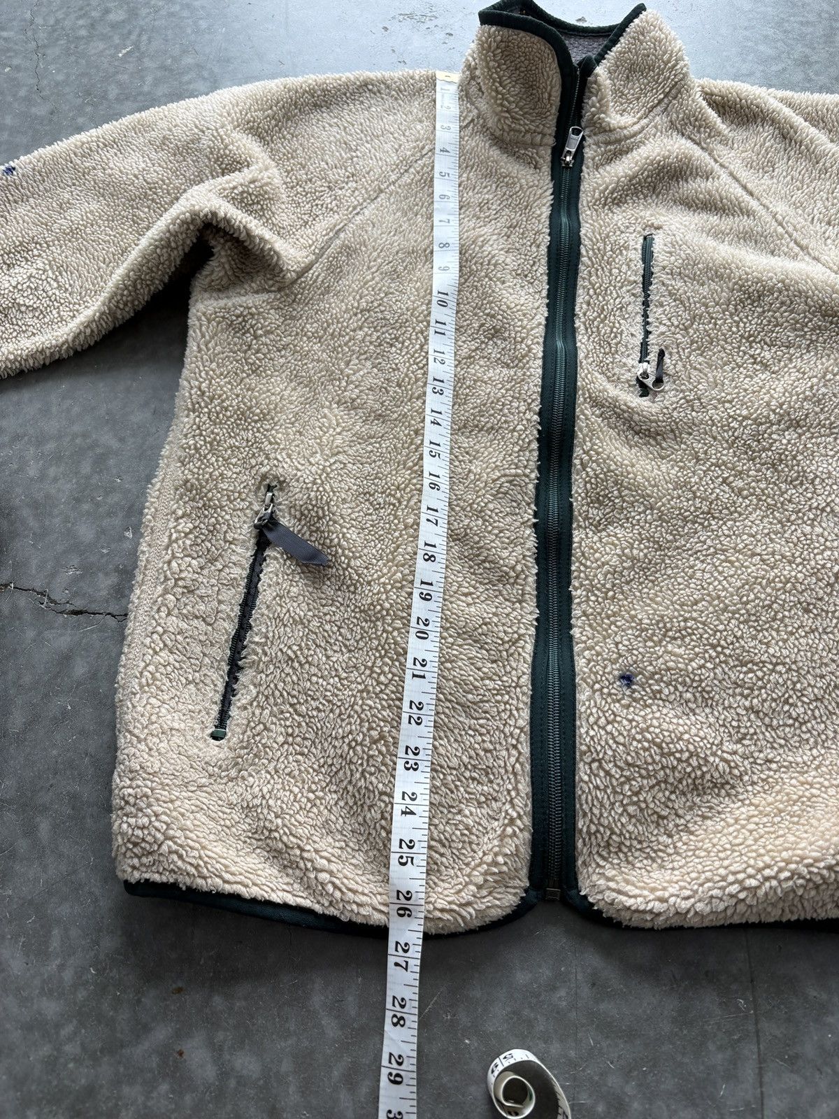 Patagonia Vintage 90s Patagonia Retro X Cardigan Jacket Oatmeal Size US M / EU 48-50 / 2 - 9 Thumbnail