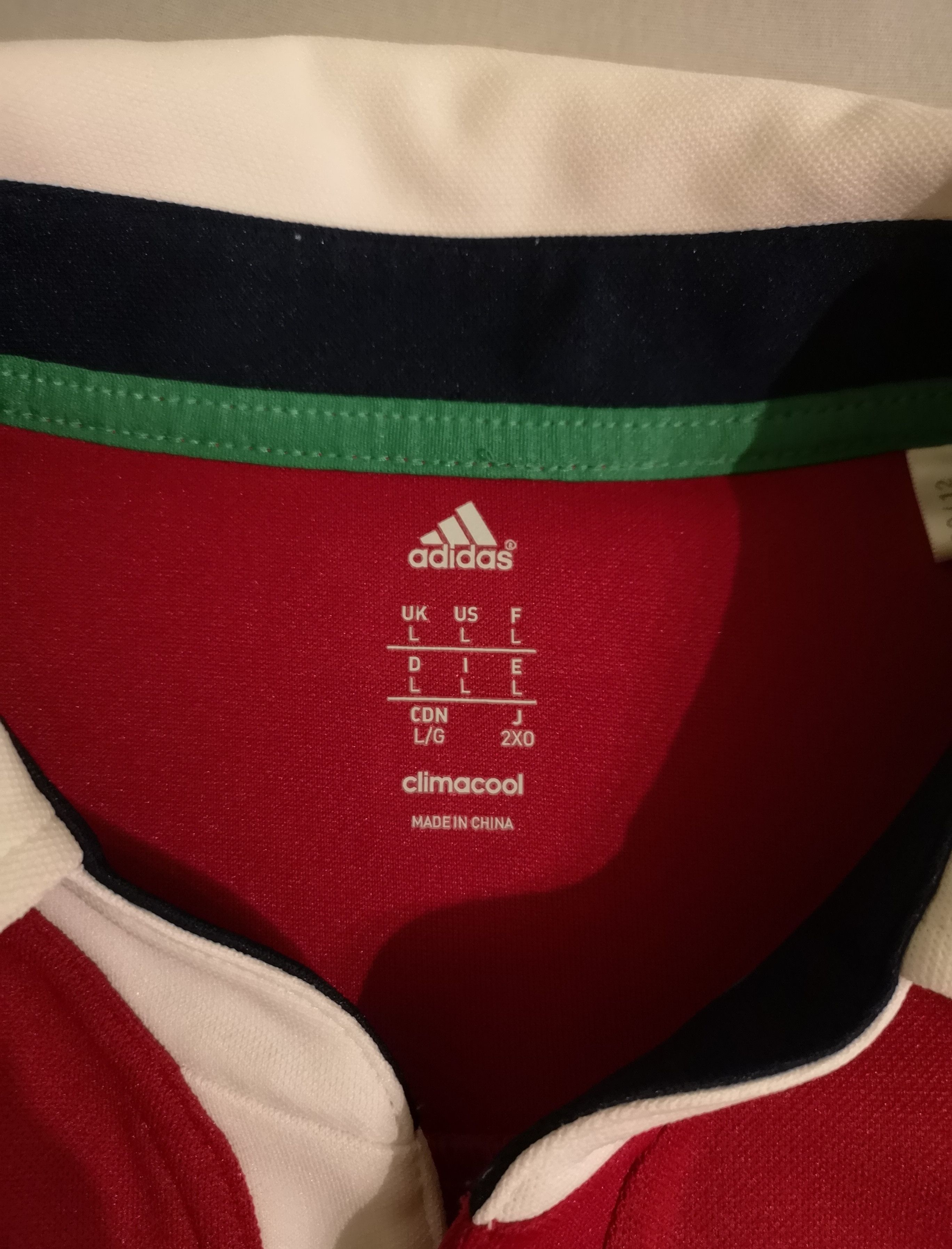 Adidas Shirt British Irish Lions 2013 Rugby Union 125' Retro Size US L / EU 52-54 / 3 - 3 Thumbnail