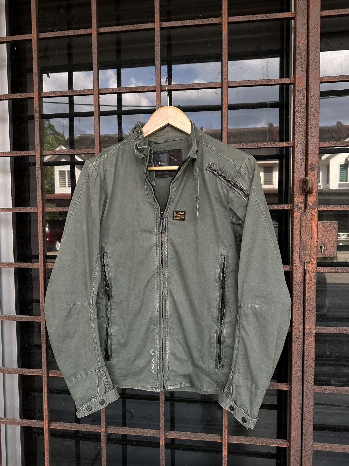 G-Star G-Star Faded Crazy Zipper Bomber Jacket Size US S / EU 44-46 / 1 - 2 Thumbnail