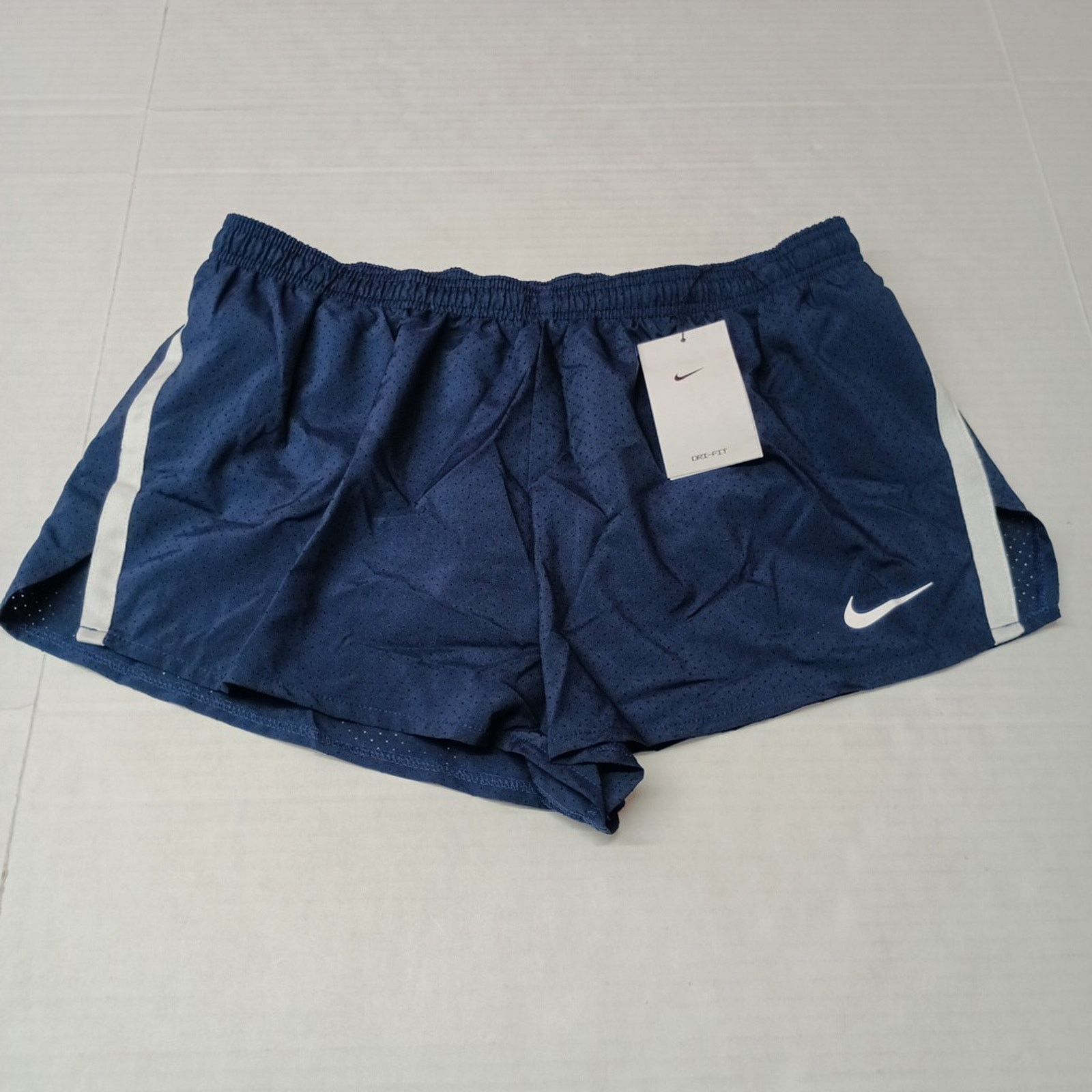 Nike Nike Dri-FIT Men's 2'' Brief-Lined Running Shorts XL Blue Size US 32 / EU 48 - 1 Thumbnail