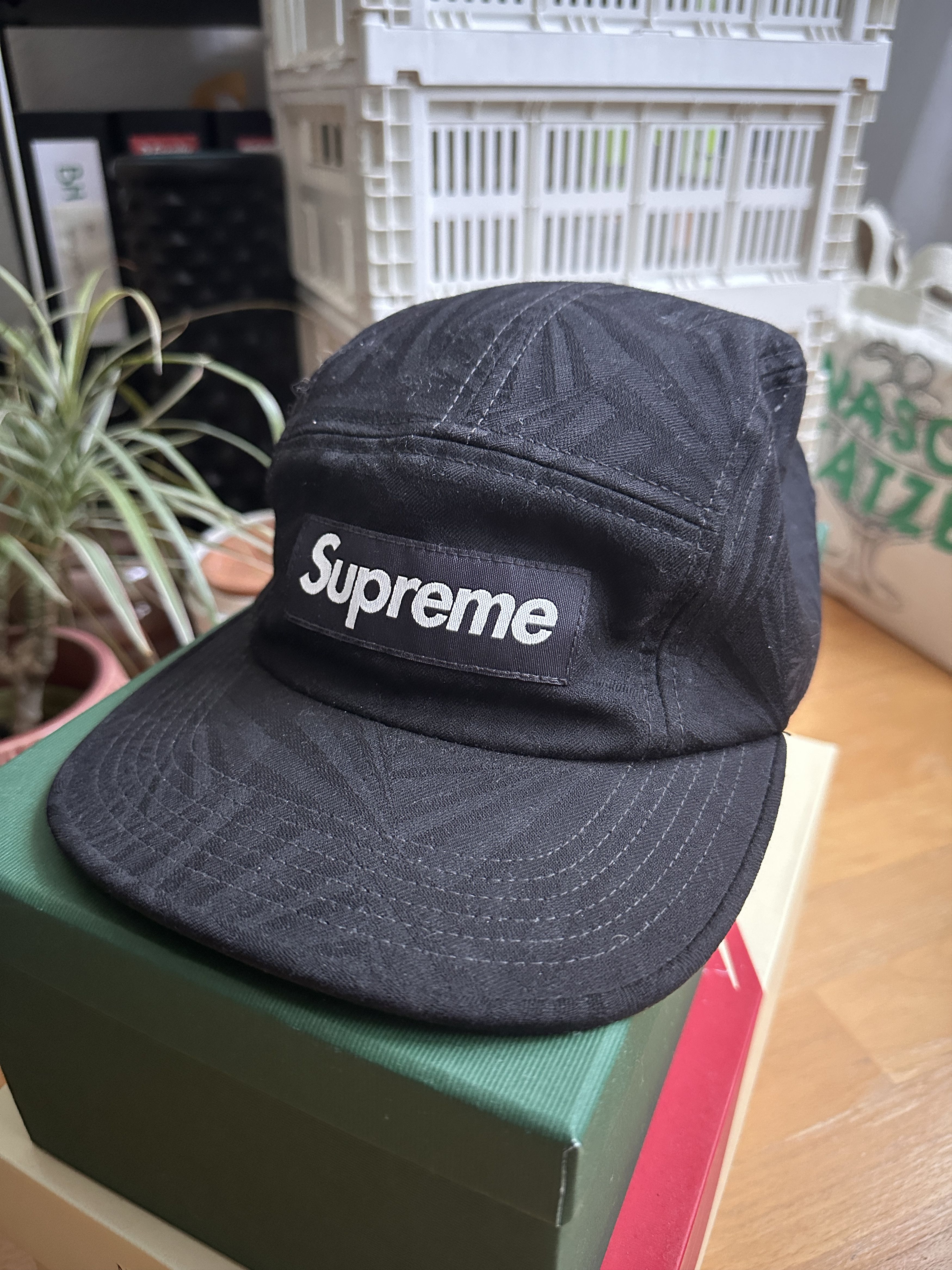 Supreme Military Camp Cap Black | Grailed