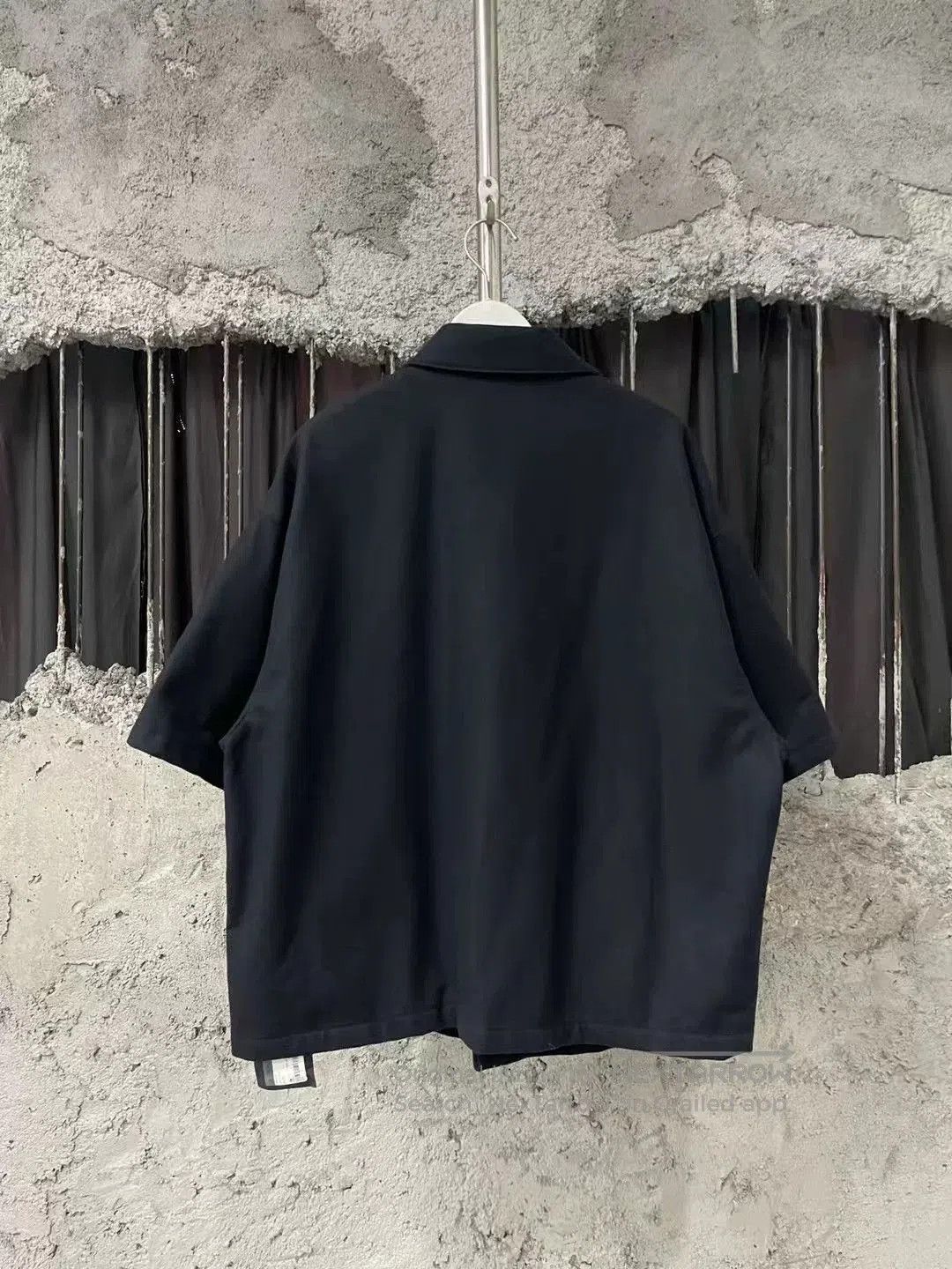 Prada Prada Dark Blue Wool Triangle Logo Short. Size US S / EU 44-46 / 1 - 2 Thumbnail