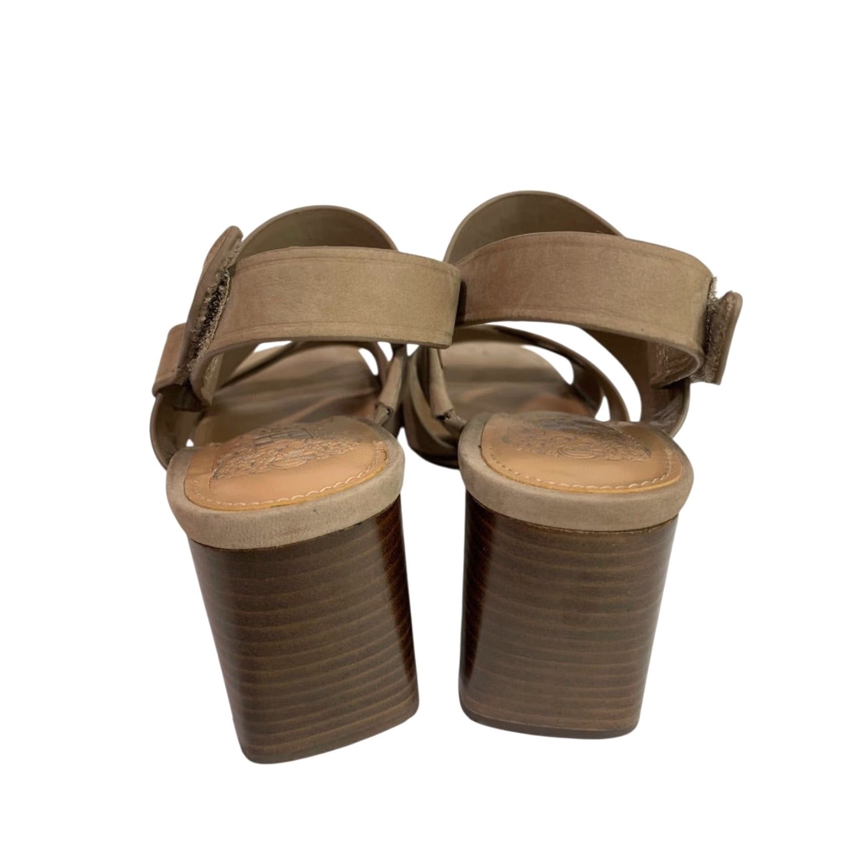 Vince Camuto Vince Camuto Women Size 6 Brown Suede Bebendy Block Heel Sandals User: Vince Camuto Women Size 6 Brown Suede Bebendy Block Heel Sandals Size US 6 / IT 36 - 5 Thumbnail