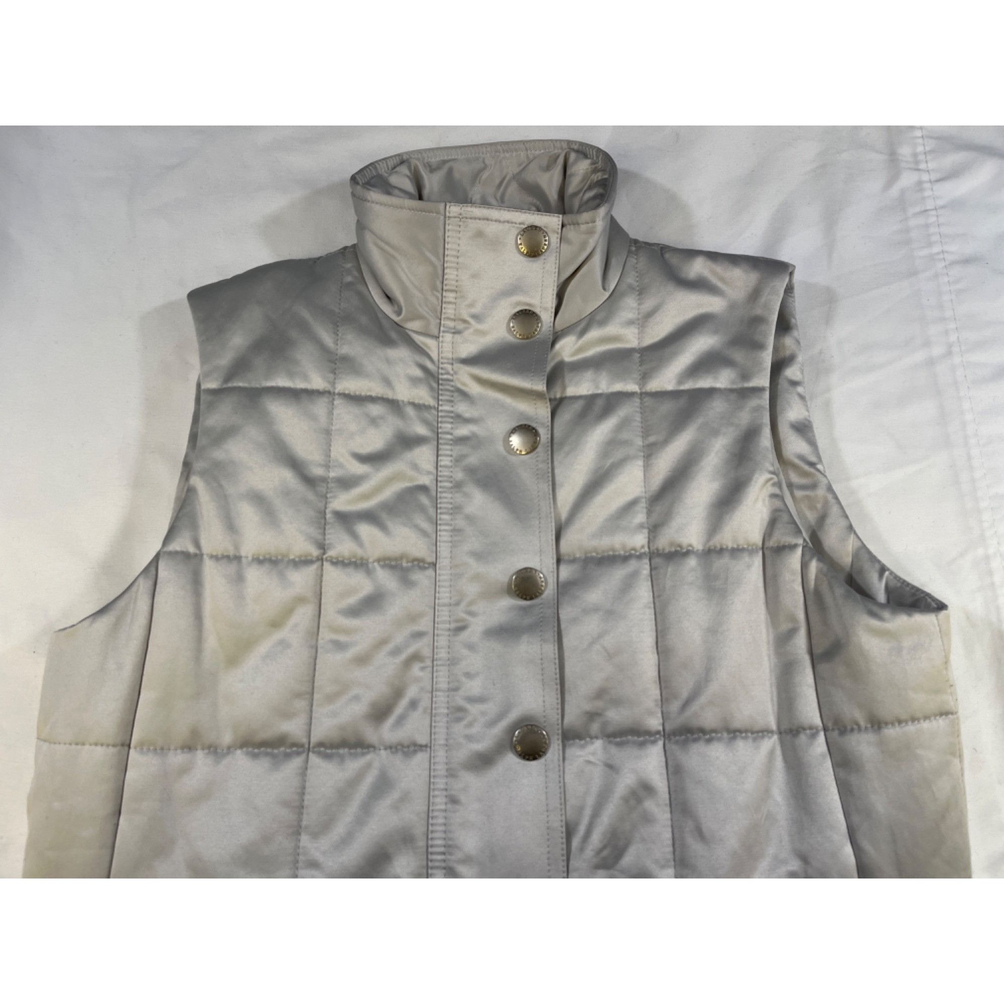 Lauren Ralph Lauren Lauren Ralph Lauren Womens Grey Puffer Vest Size S SKU 6675 Size S / US 4 / IT 40 - 3 Thumbnail