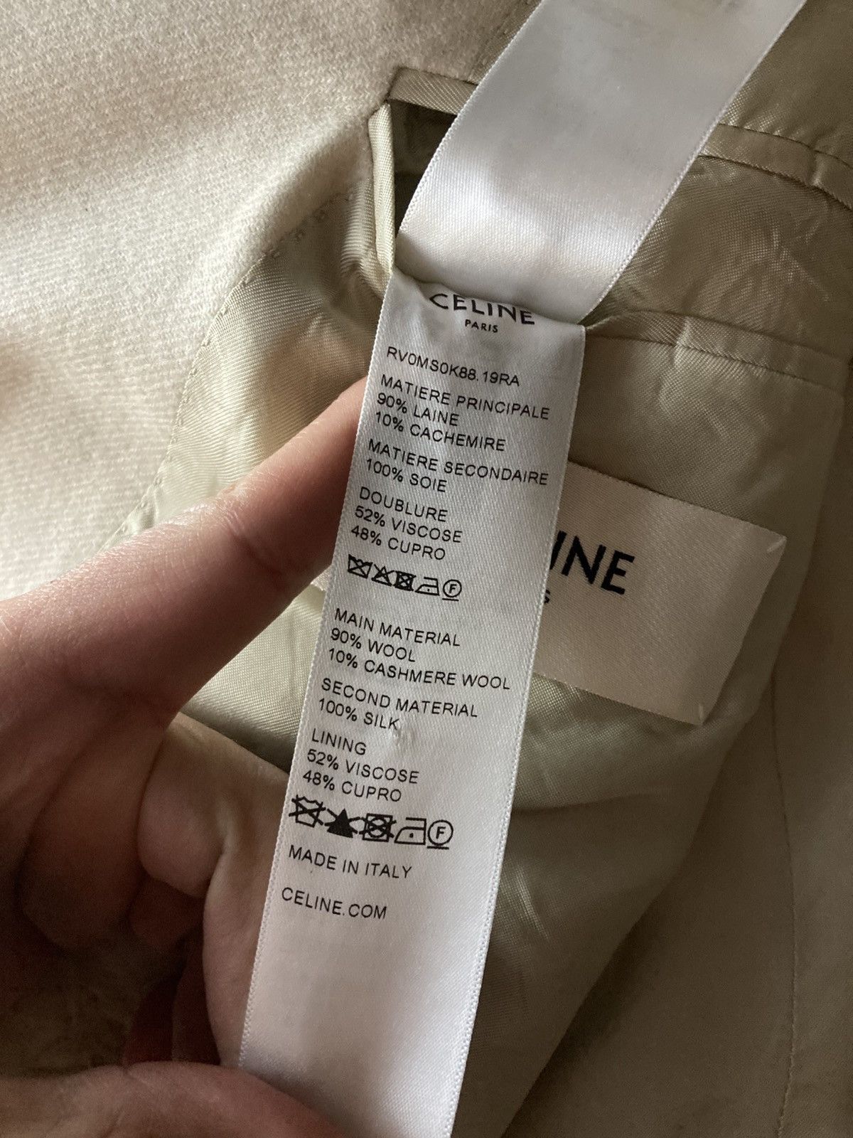 Celine SS25 54IT Celine Embroidered Classic Blason Jacket Braided Size 54R - 10 Thumbnail