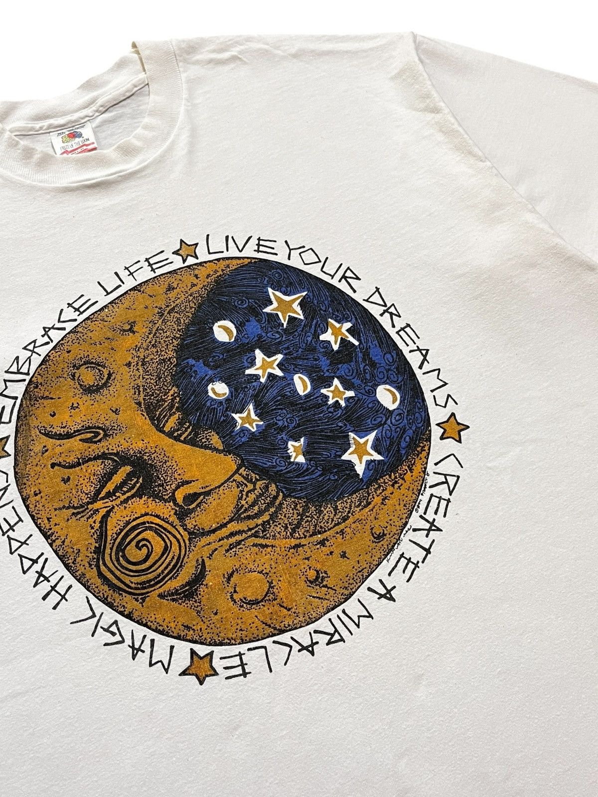 Vintage 1990s Embrace Life Art Tees Size US XL / EU 56 / 4 - 2 Thumbnail