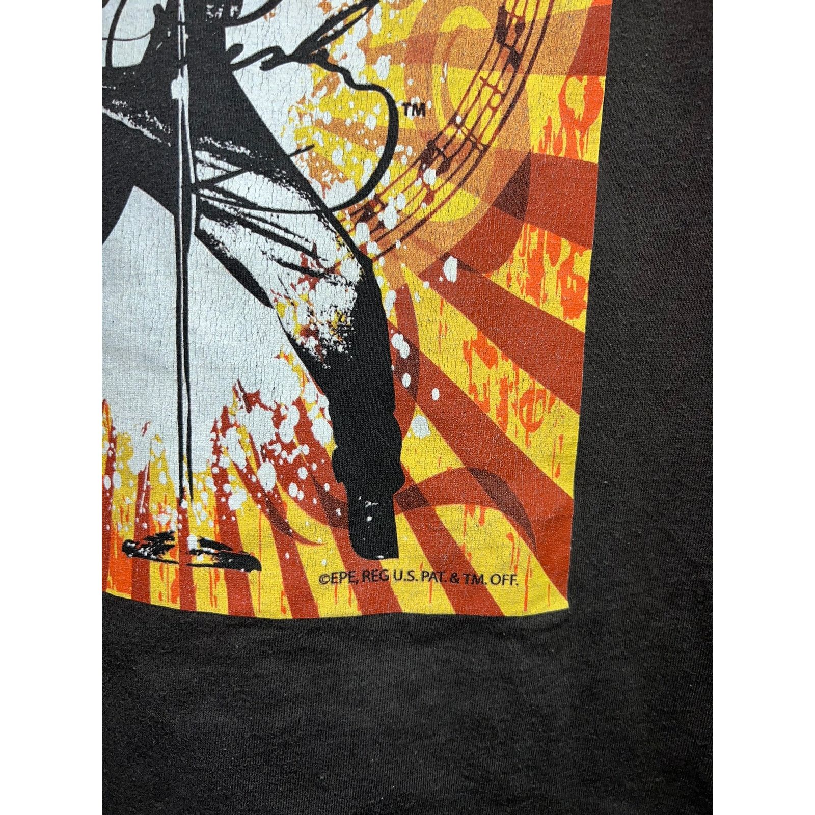 Delta Vintage Elvis Presley Shirt Sun Records Brown Tee VTG Large Size US L / EU 52-54 / 3 - 6 Thumbnail