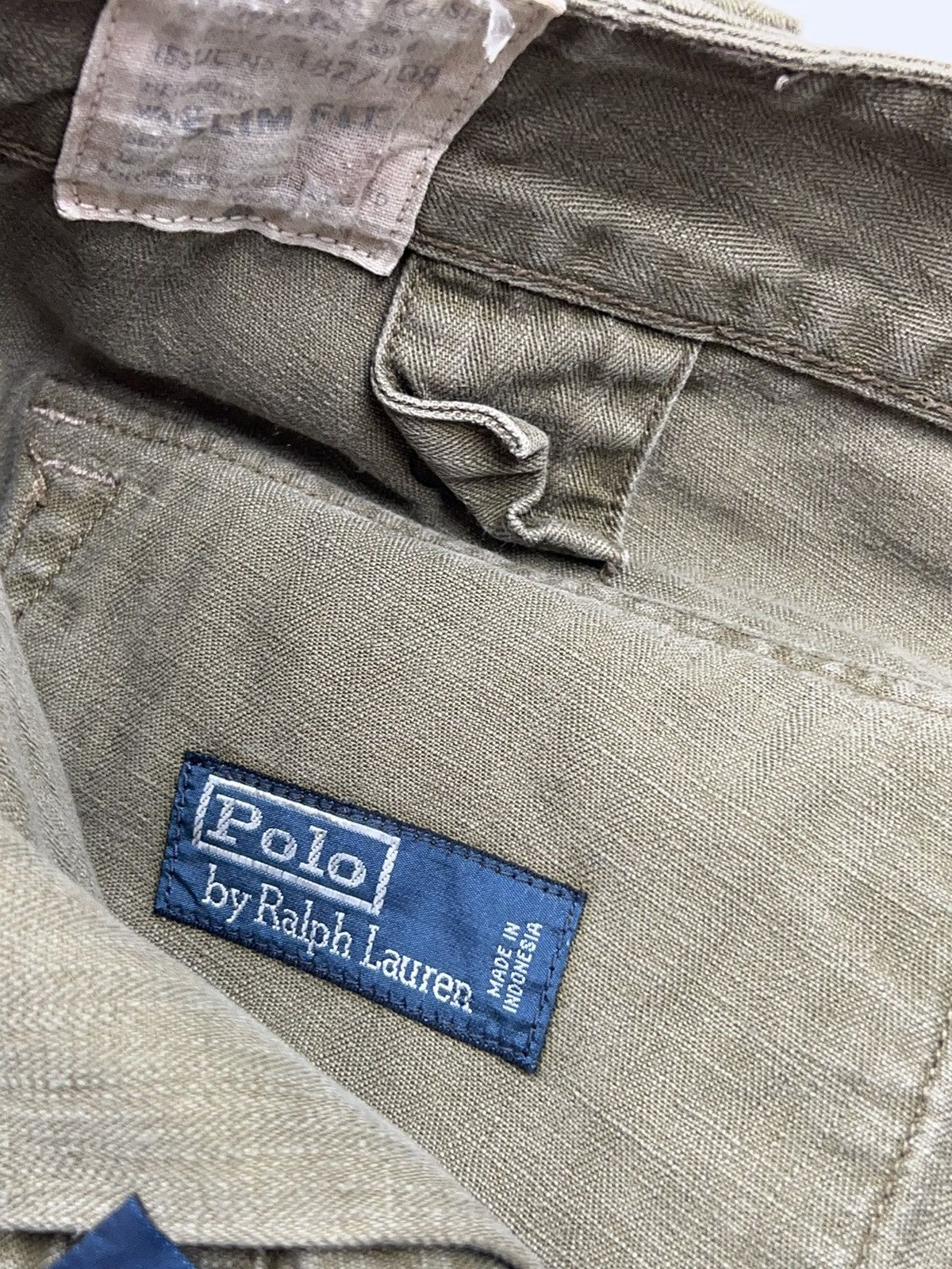 Polo Ralph Lauren Polo Ralph Lauren Military Cargo Vintage Combat Pants Battle Size US 33 - 12 Thumbnail