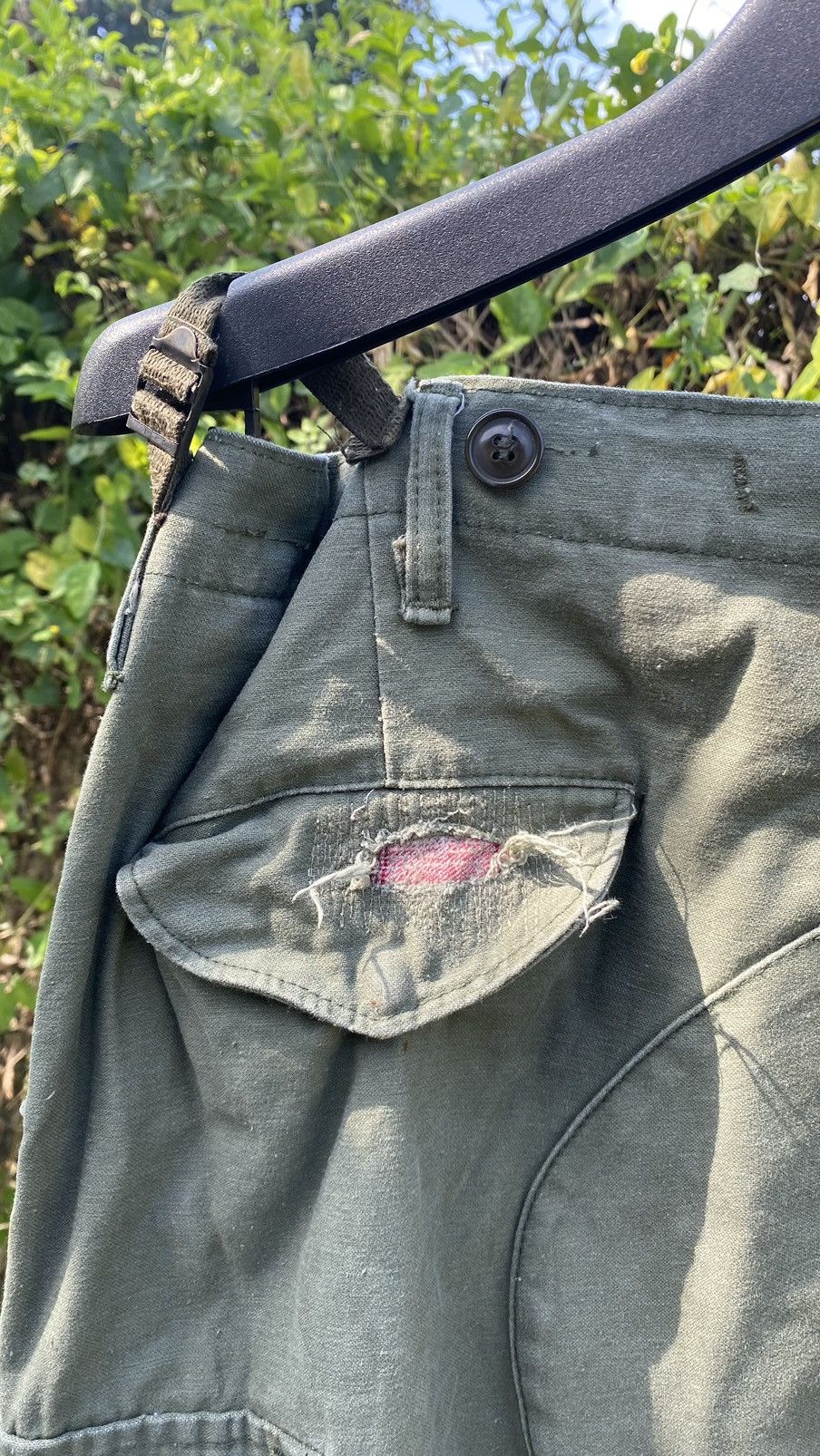 Japanese Brand Distressed TROUSER SHELL FIELD M-1951 Cargo Pants Size US 35 - 13 Thumbnail