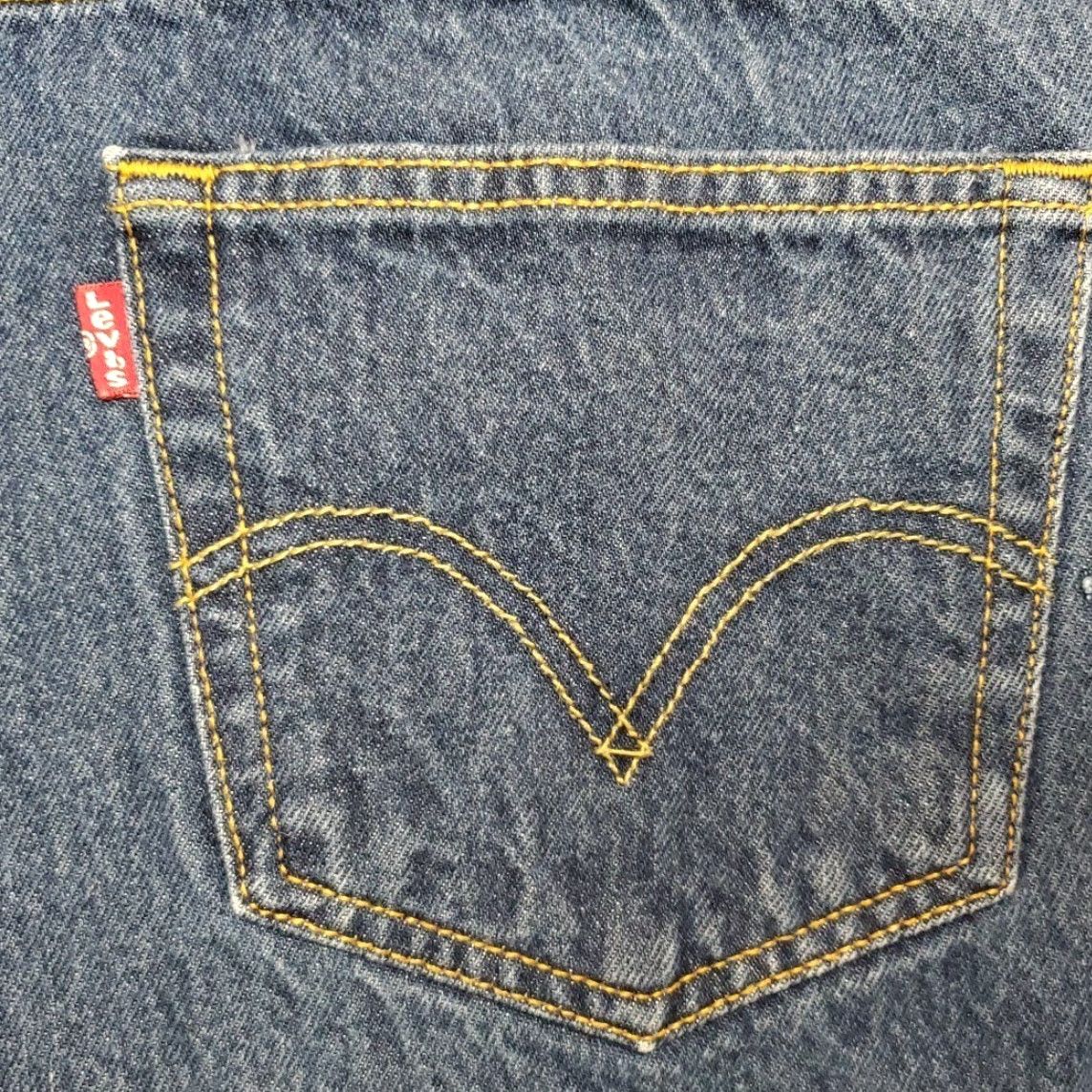 Levi's Levi's Jeans Men 38x32 Blue 505 Denim Regular Fit Straight Leg Cotton Dark Wash Size US 38 / EU 54 - 7 Thumbnail