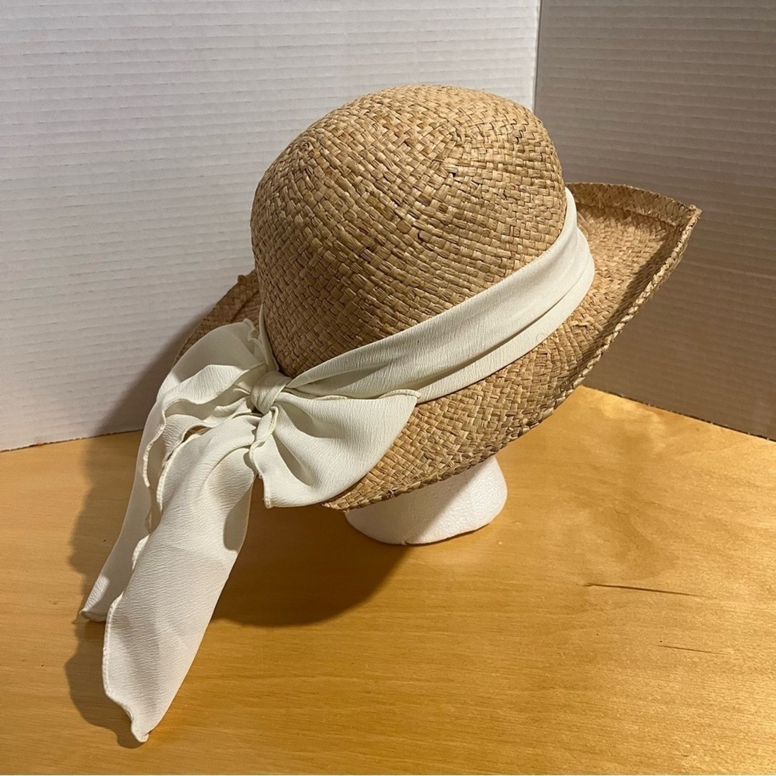 Other Foldable Panama Hat Beach Straw Hats Sun Hat Women's Cap Size ONE SIZE - 1 Thumbnail