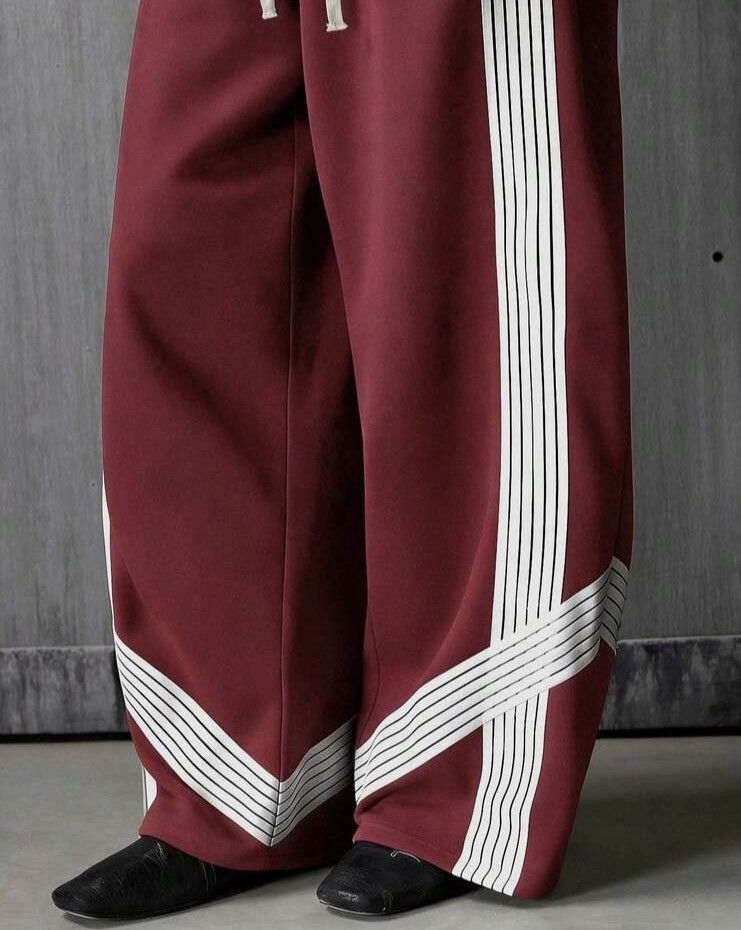 Japanese Brand Fukiishi x oue Striped Baggy Pants Size US 30 / EU 46 - 5 Thumbnail
