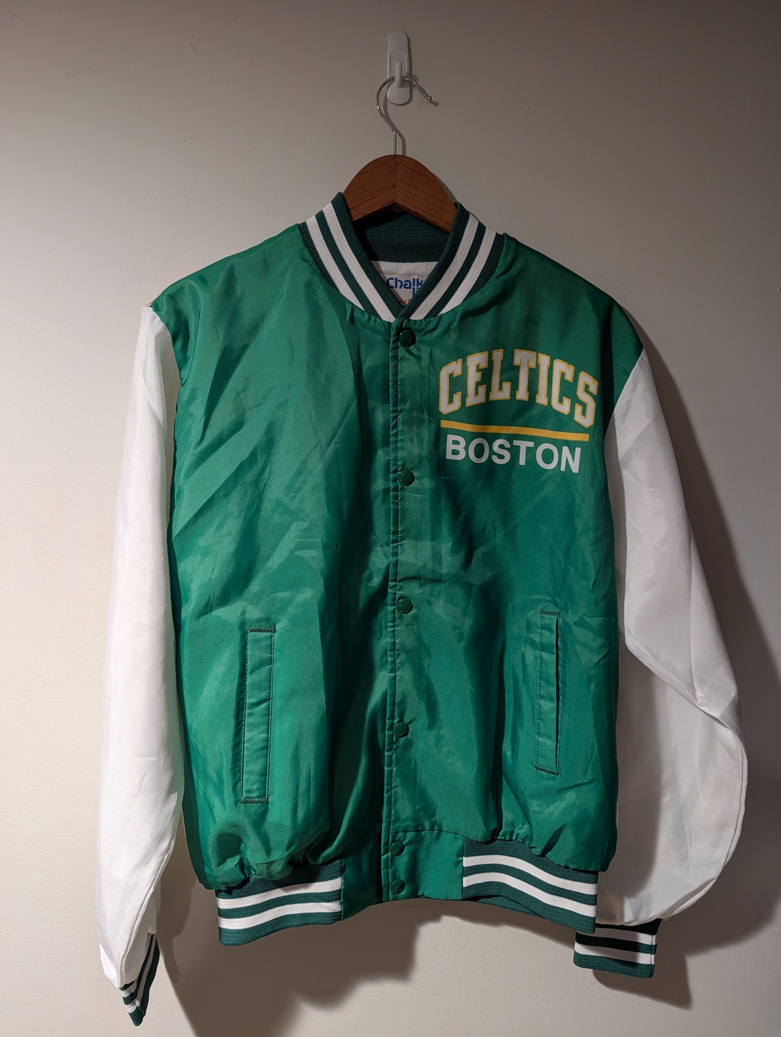 Chalk Line Vtg Boston Celtics Chalk Line Satin Jacket Made in USA NBA Size US M / EU 48-50 / 2 - 8 Thumbnail