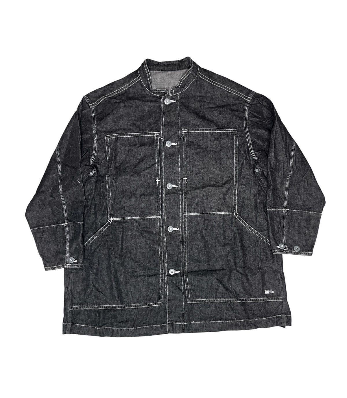 Issey Miyake Issey Miyake Studio Denim Work Jacket Size US L / EU 52-54 / 3 - 1 Thumbnail