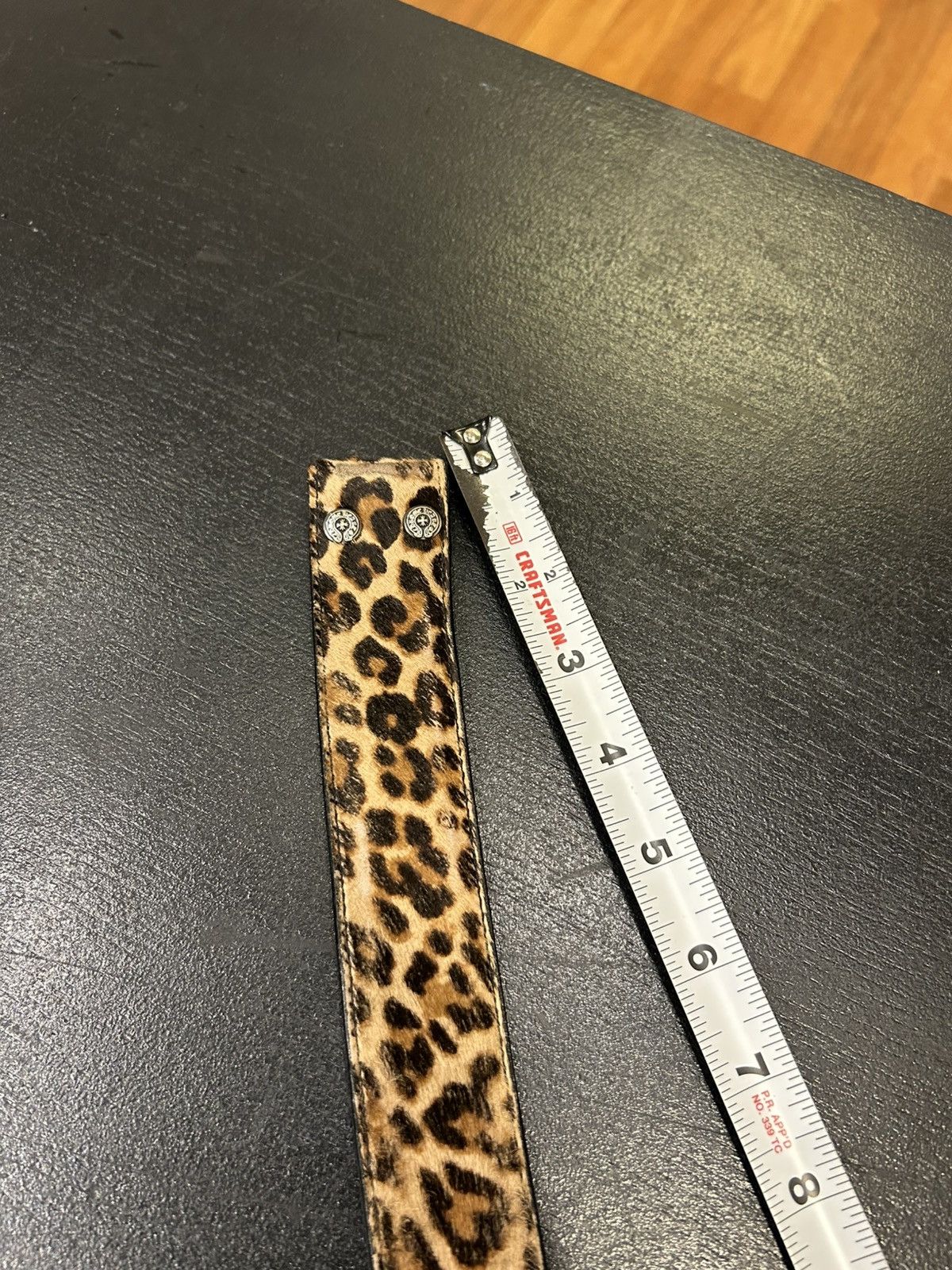 Chrome Hearts Chrome Hearts Leopard Hide Belt Strap Size 30 - 17 Thumbnail