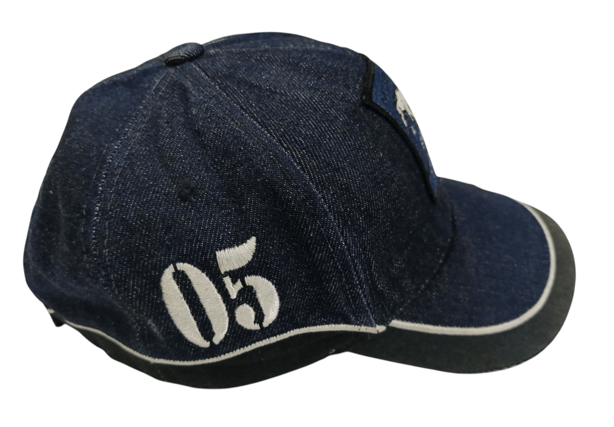Ford × Fubu × Vintage Fubu Jeans X Ford Mustang 05 Adjustable Velcro Denim Hat Size ONE SIZE - 2 Thumbnail