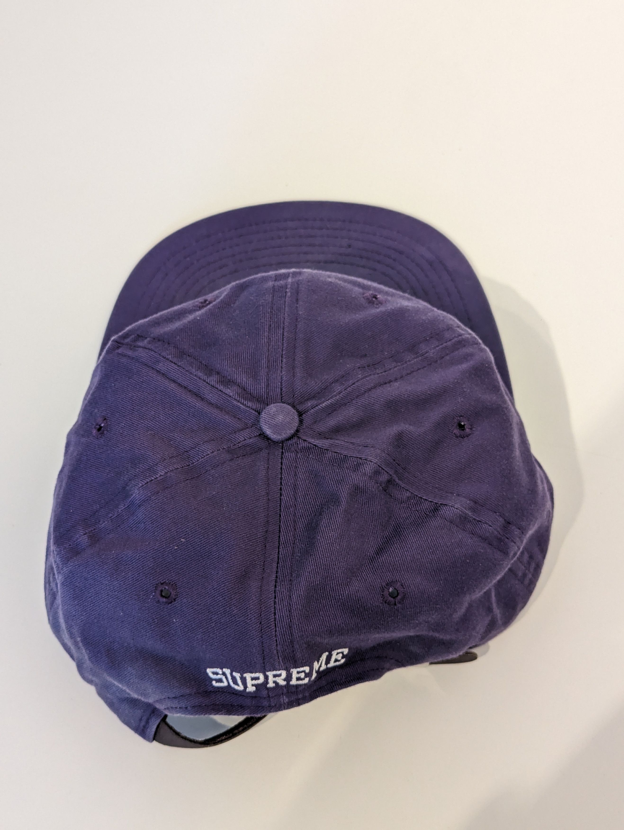 Supreme Supreme Pigment Print S-Logo 6-Panel Purple Hat Size ONE SIZE - 5 Thumbnail