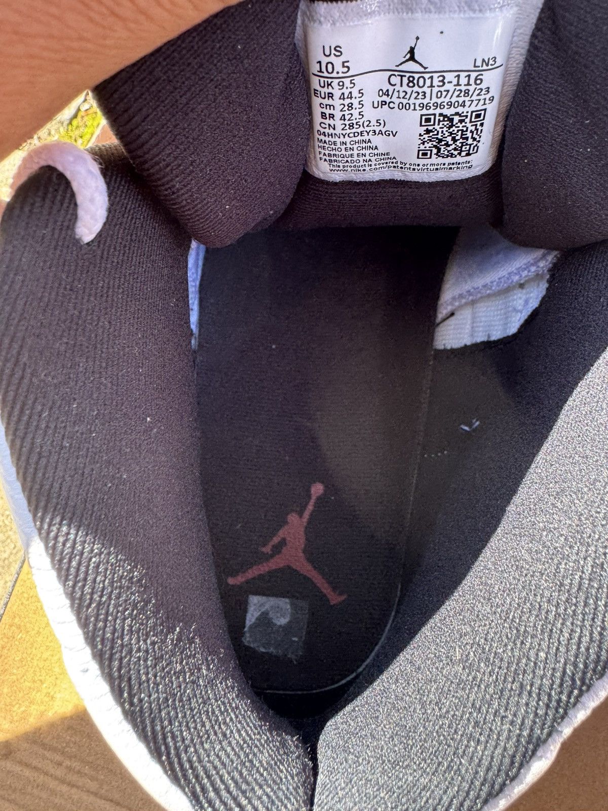 Jordan Brand × Nike Cherry 12 Jordan retro Size US 10.5 / EU 43-44 - 9 Thumbnail