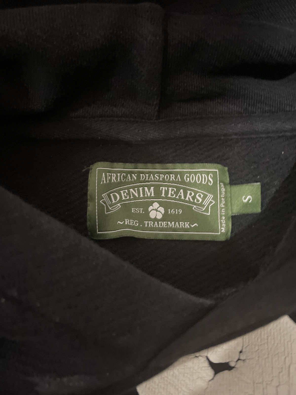 DENIM TEARS Black & White Denim Tears Hoodie Size US S / EU 44-46 / 1 - 2 Thumbnail
