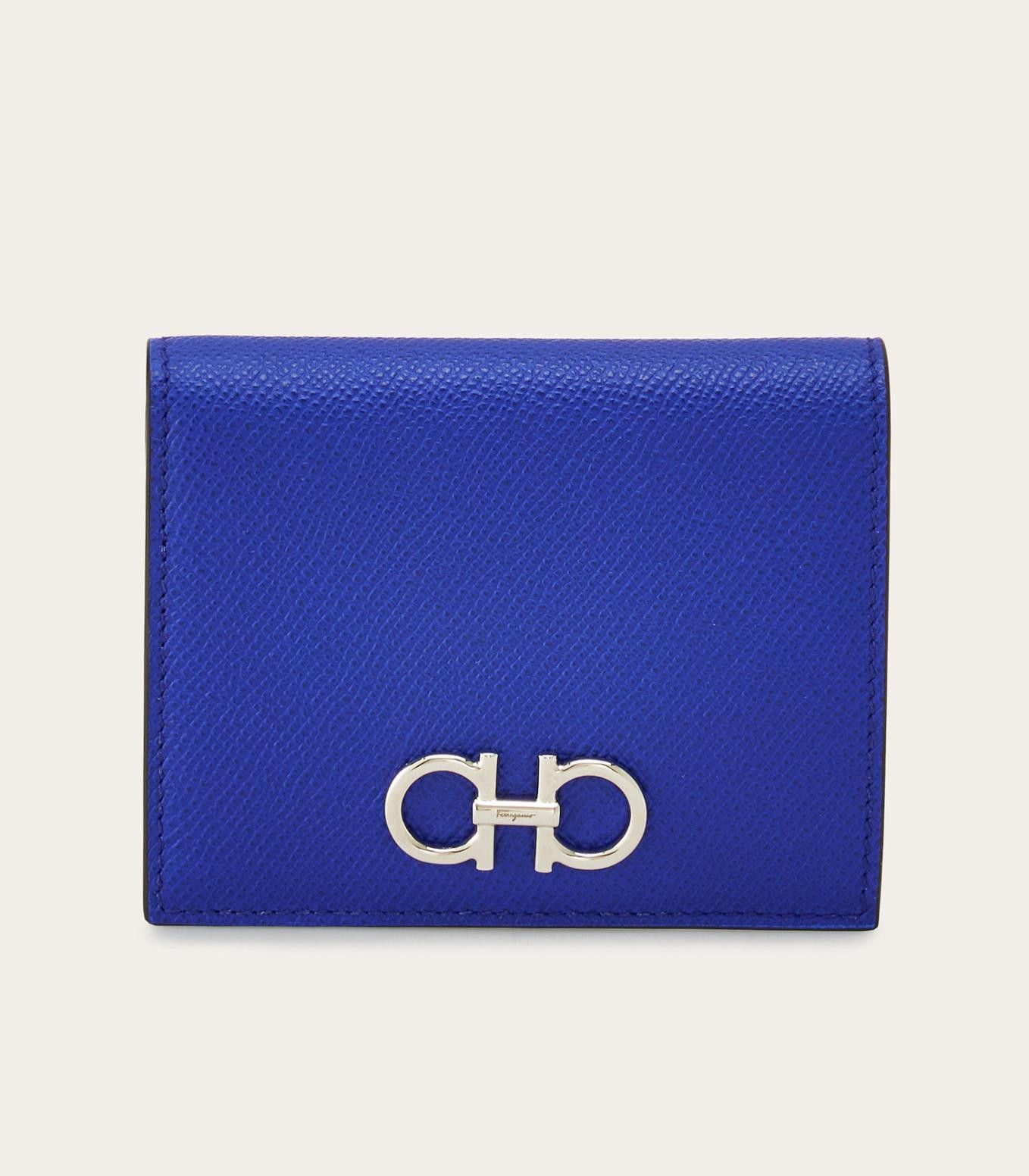 Salvatore Ferragamo o1s1rm0924 Size: OS / Leather Wallet in Blue Size ONE SIZE - 1 Thumbnail