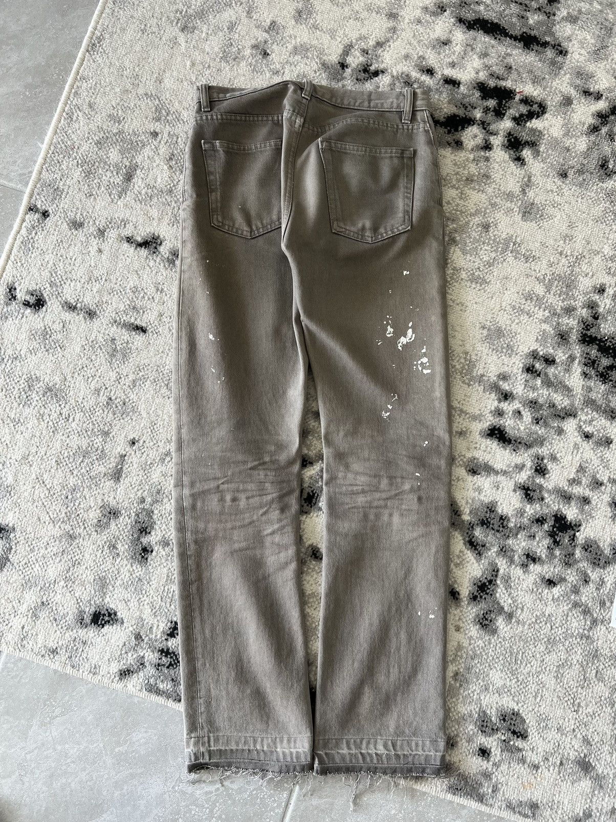 Helmut Lang 1998 gray painter denim Size US 28 / EU 44 - 2 Thumbnail