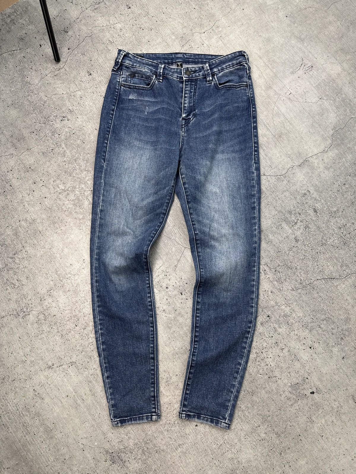 True Religion Vintage True Religion Skinny Big T Red Stitch Denim Jeans 28 Size US 28 / EU 44 - 6 Thumbnail
