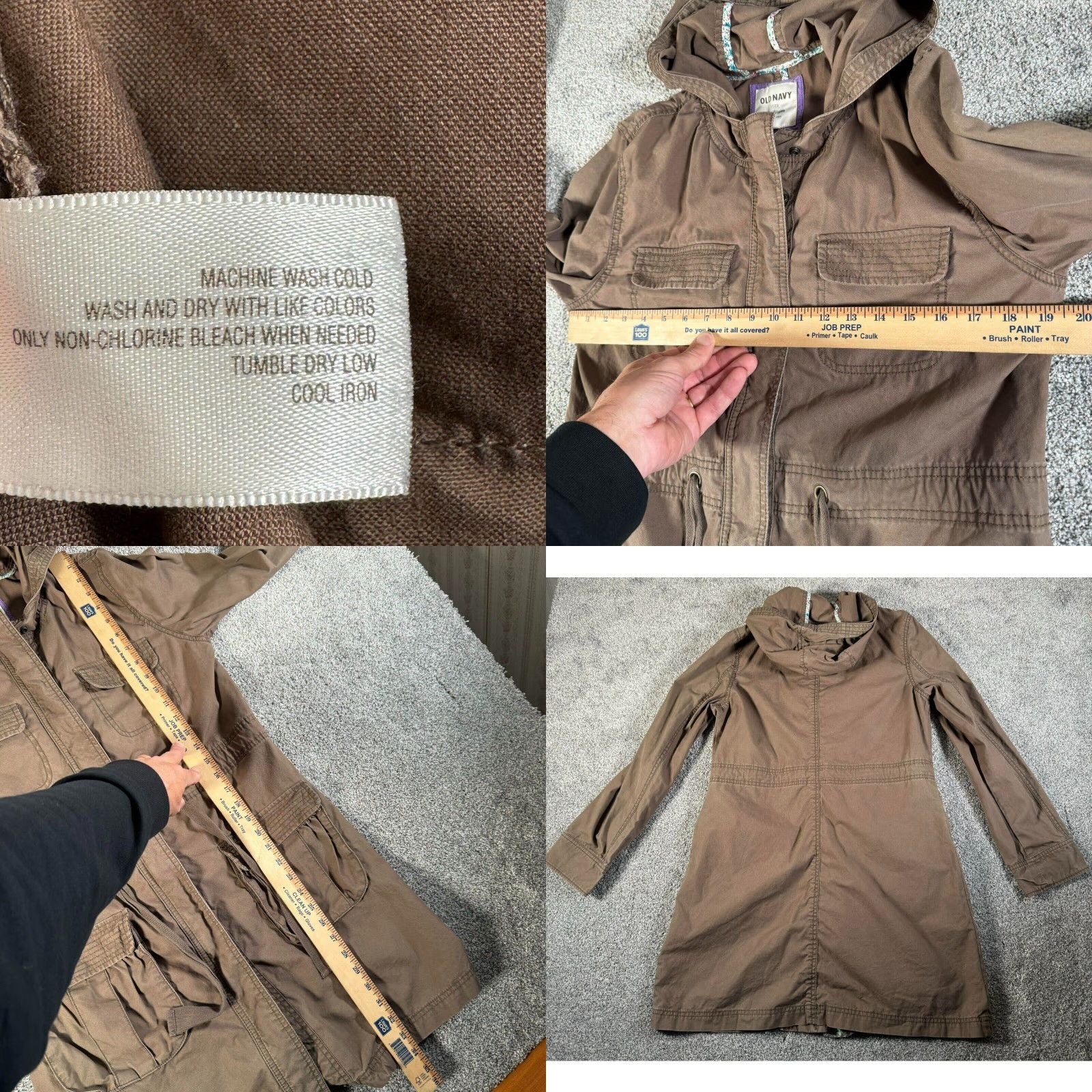 Old Navy VINTAGE Old Navy Utility Field Jacket Anorak Size M Y2K Military Cargo Pockets Jacket Size M / US 6-8 / IT 42-44 - 8 Thumbnail