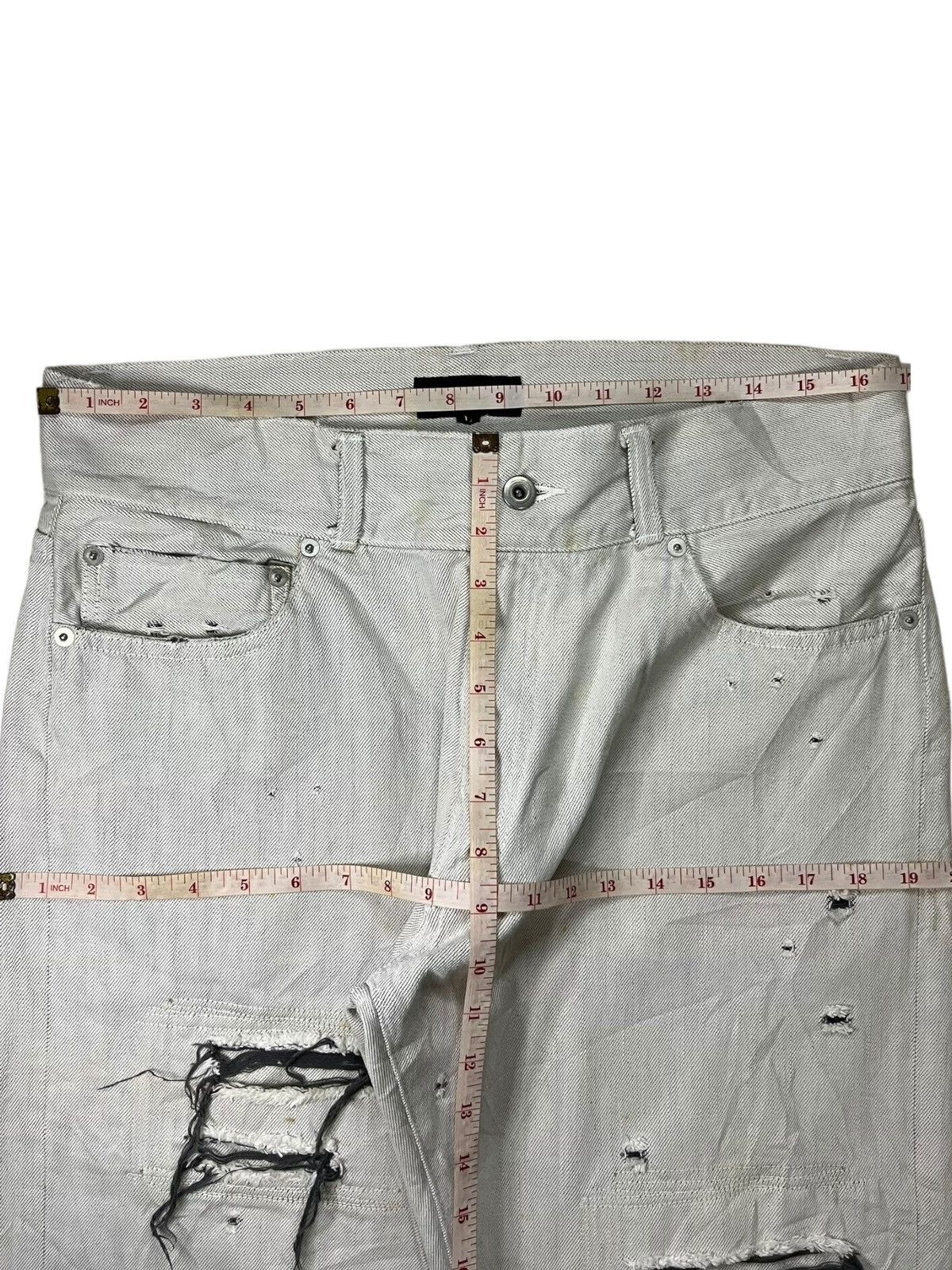 Japanese Brand SALES🔥Vintage Japanese Brand Distressed Ripped Baggy Jeans Size US 34 / EU 50 - 11 Thumbnail