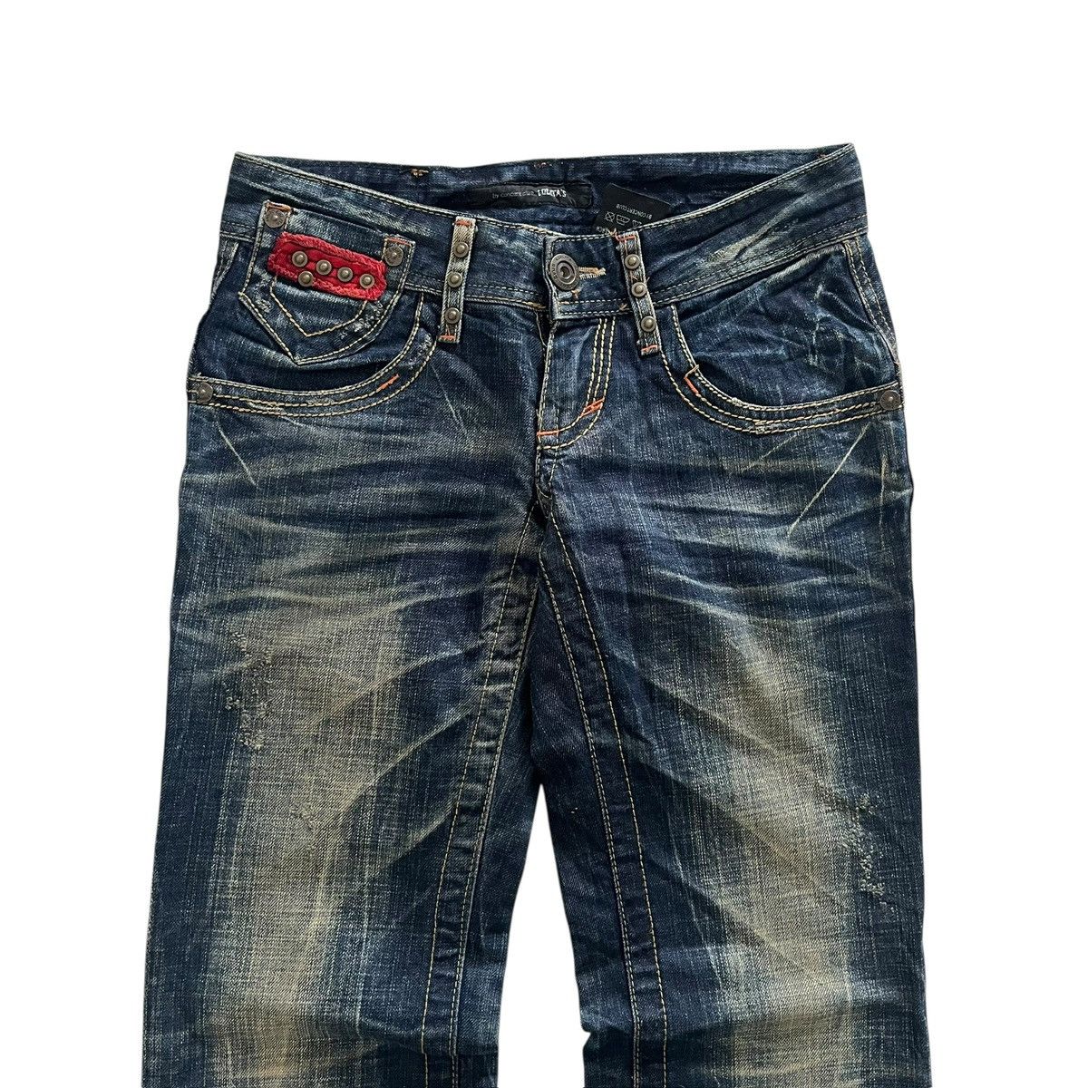 Hysteric Glamour 📢SENDOFFER📢2000s Lolita Flared Jeans Size US 29 - 3 Thumbnail