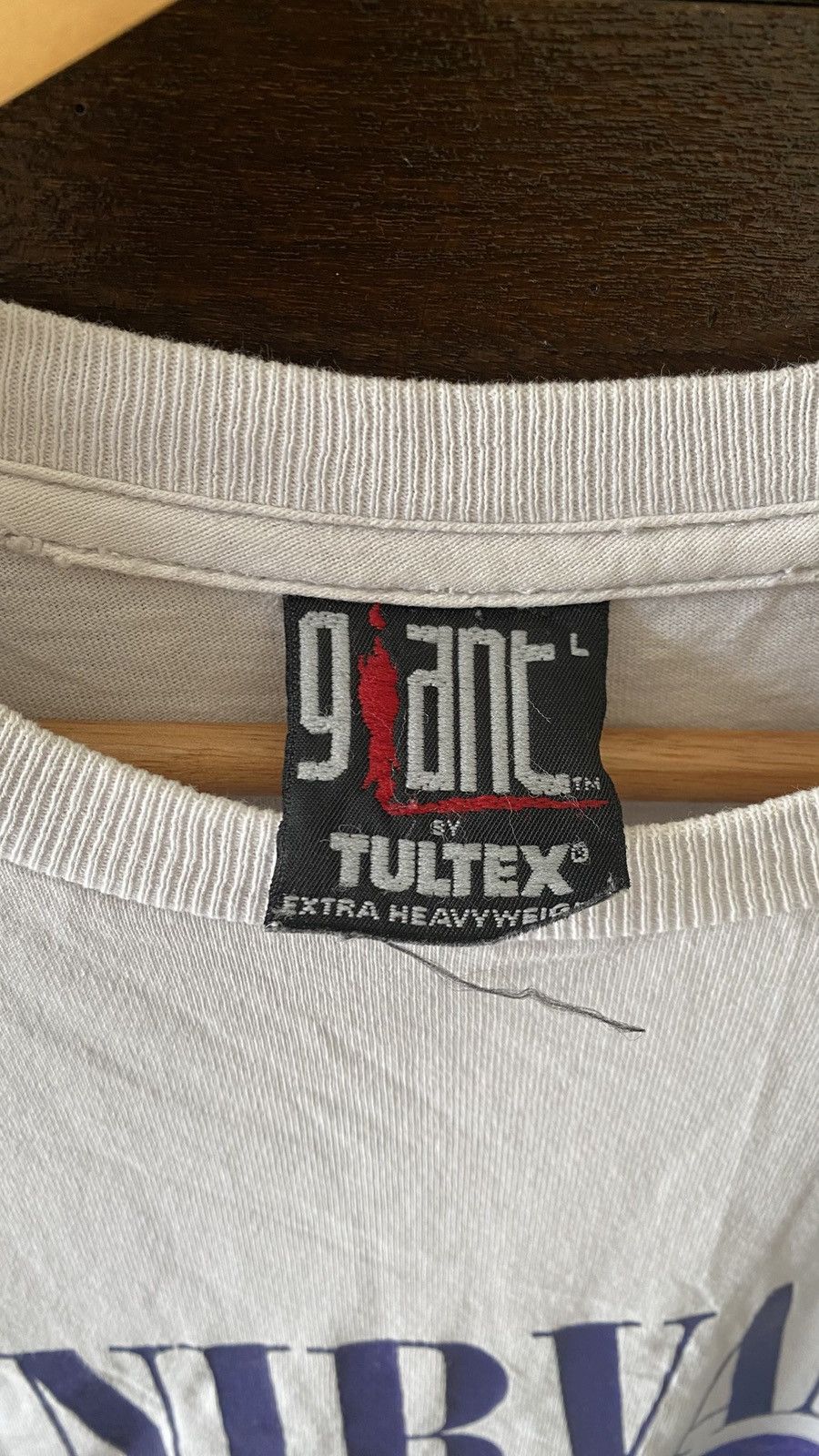 Band Tees × Nirvana × Vintage Vintage/Vtg Nirvana Sliver Size US L / EU 52-54 / 3 - 5 Thumbnail