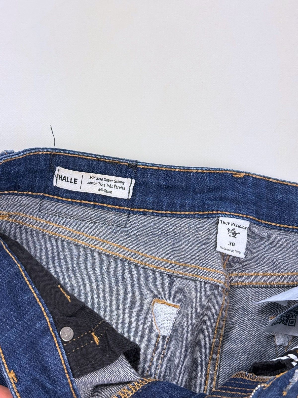 True Religion True Religion Halle Multi Buckle Skinny Women’s Jeans Size 30" / US 8 / IT 44 - 8 Thumbnail