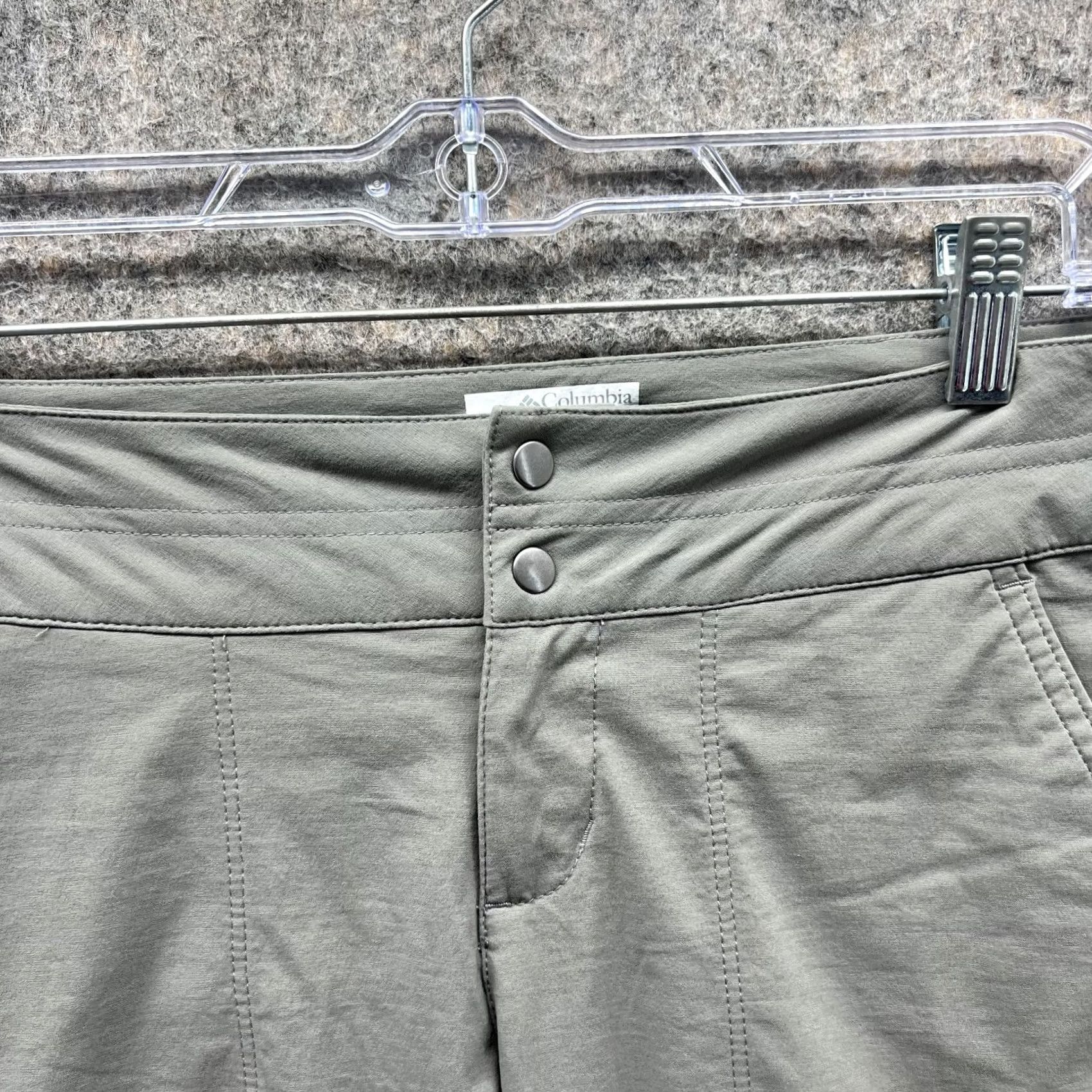 Vintage Columbia Pants Women 4/36 Gray Chino Flat Front Omni Shield Casual / Formal / Travel Womens Size 4 Gray Size 27" / US 4 / IT 40 - 5 Thumbnail