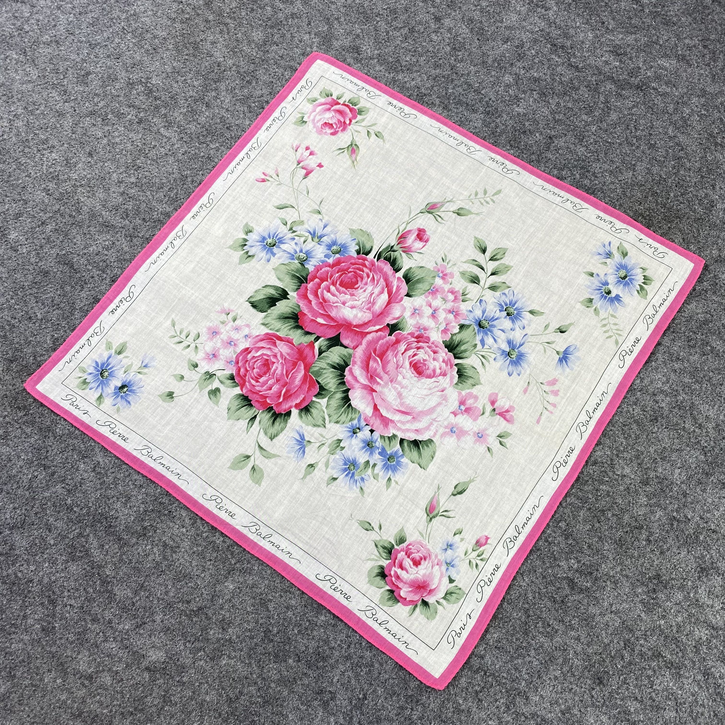 Pierre Balmain Pierre Balmain Handkerchief / Bandana / Neckerchief-B1063 Size ONE SIZE - 4 Thumbnail
