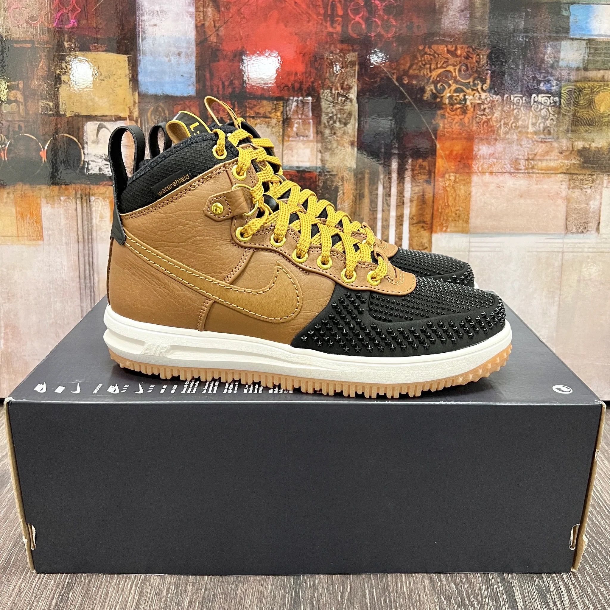 Nike Nike Lunar Air Force 1 High Duckboot Ale Brown / Black AF1 Grailed