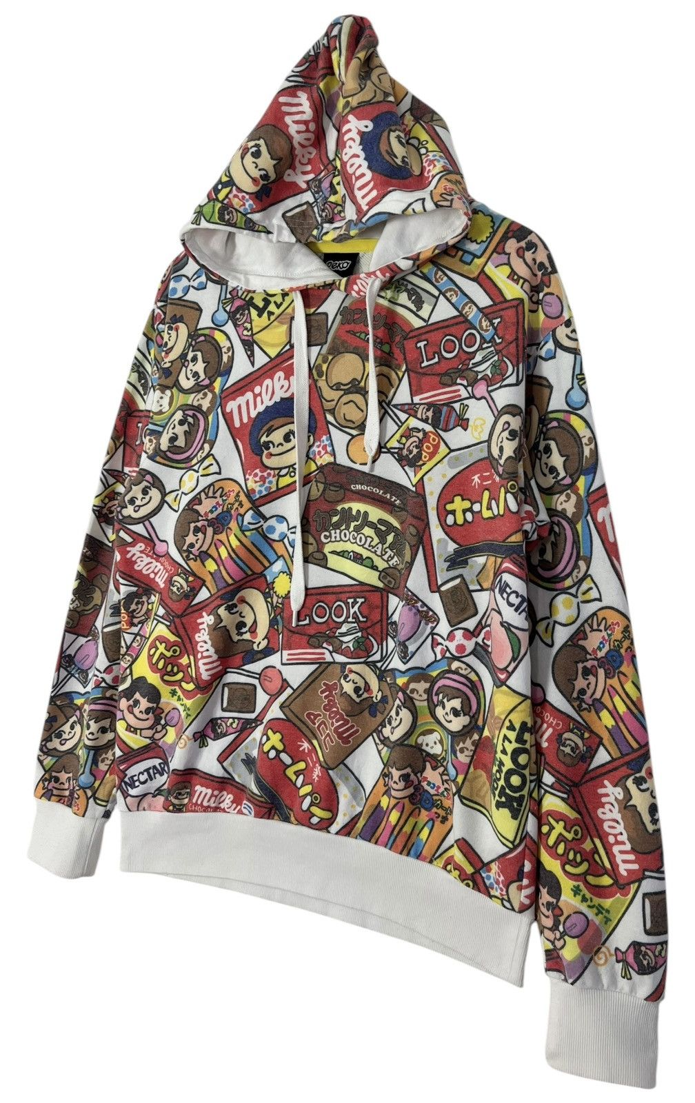 Anime × Cartoon Network × Japanese Brand Sanrio Peko Chan Candy Anime Comic Manga Overprint Hoodie Size US L / EU 52-54 / 3 - 3 Thumbnail