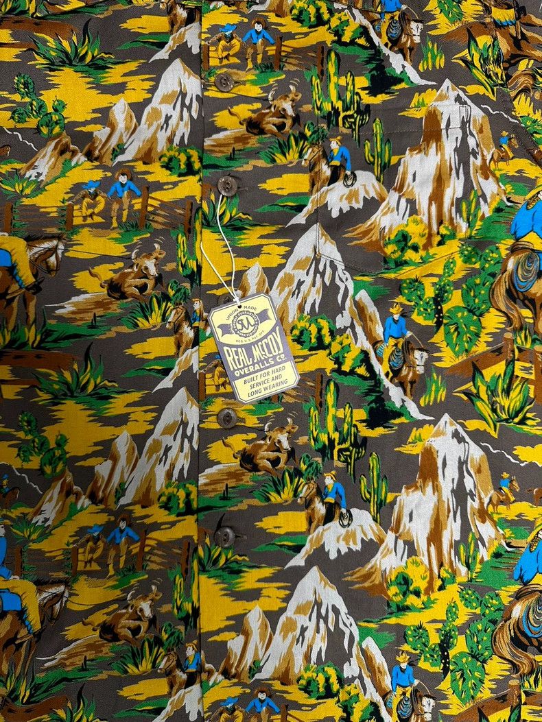 The Real McCoy's The REAL McCOY'S Hawaiian Shirt发布成功 Size US M / EU 48-50 / 2 - 2 Thumbnail