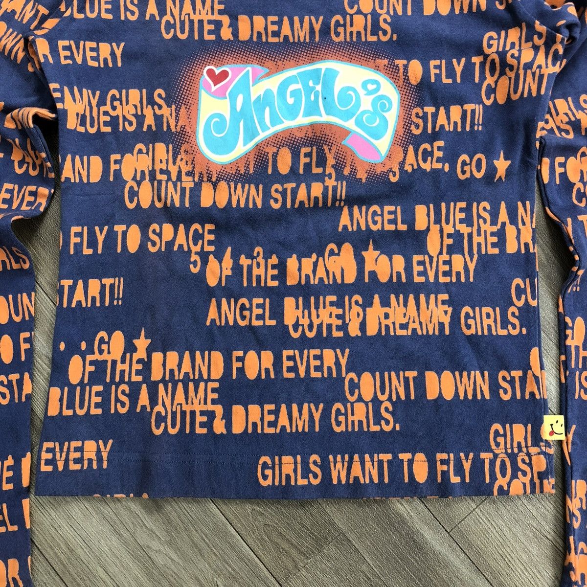 Angel Blue × Hysteric Glamour × Japanese Brand 2000s Angel Blue Iconic Design Poem Goa LGB Long Slevee Size S / US 4 / IT 40 - 5 Thumbnail