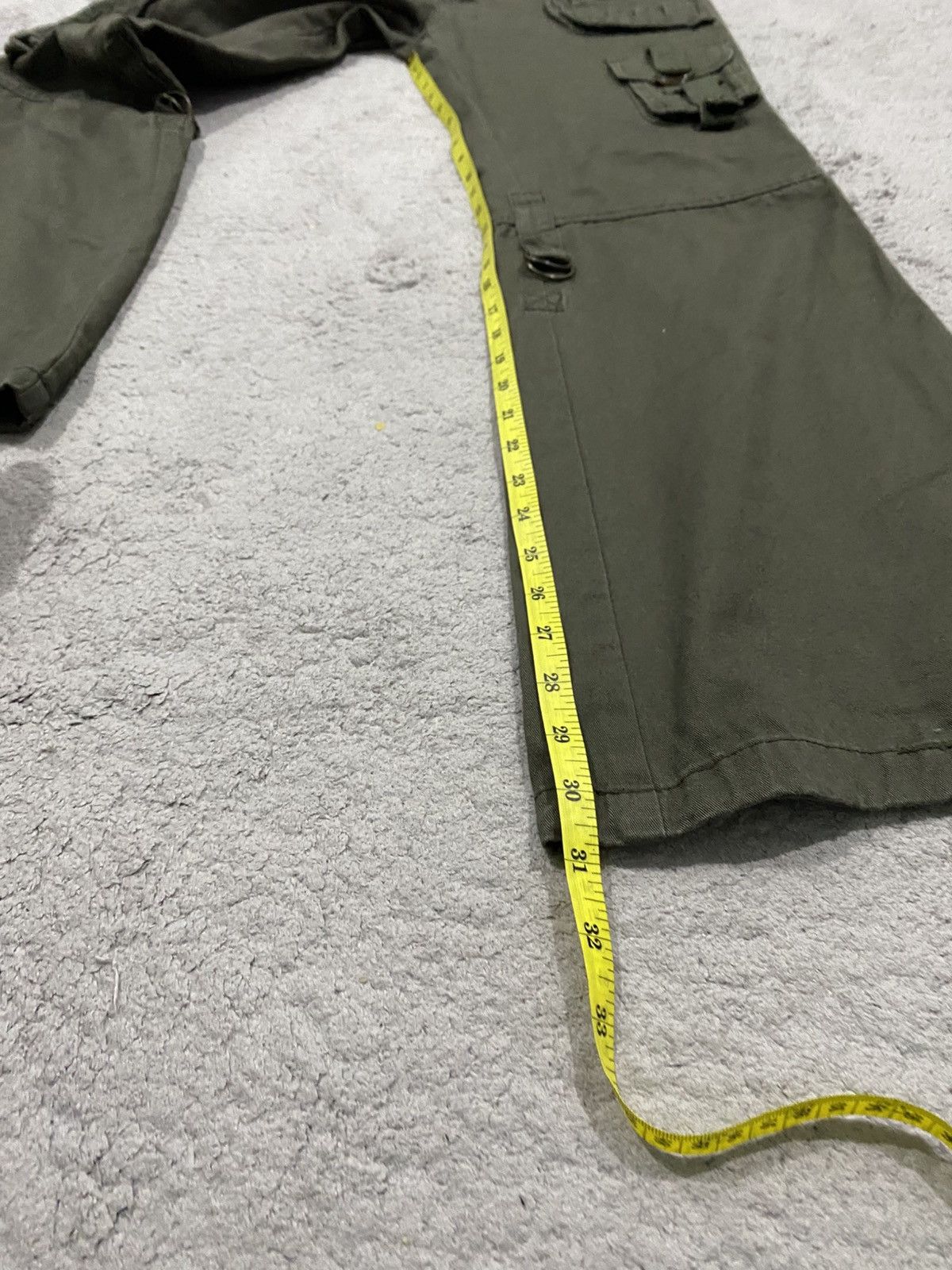 Other Rote Rose Cargo Bondage Flared Military Pants Like G.O.A Size US 32 / EU 48 - 18 Thumbnail