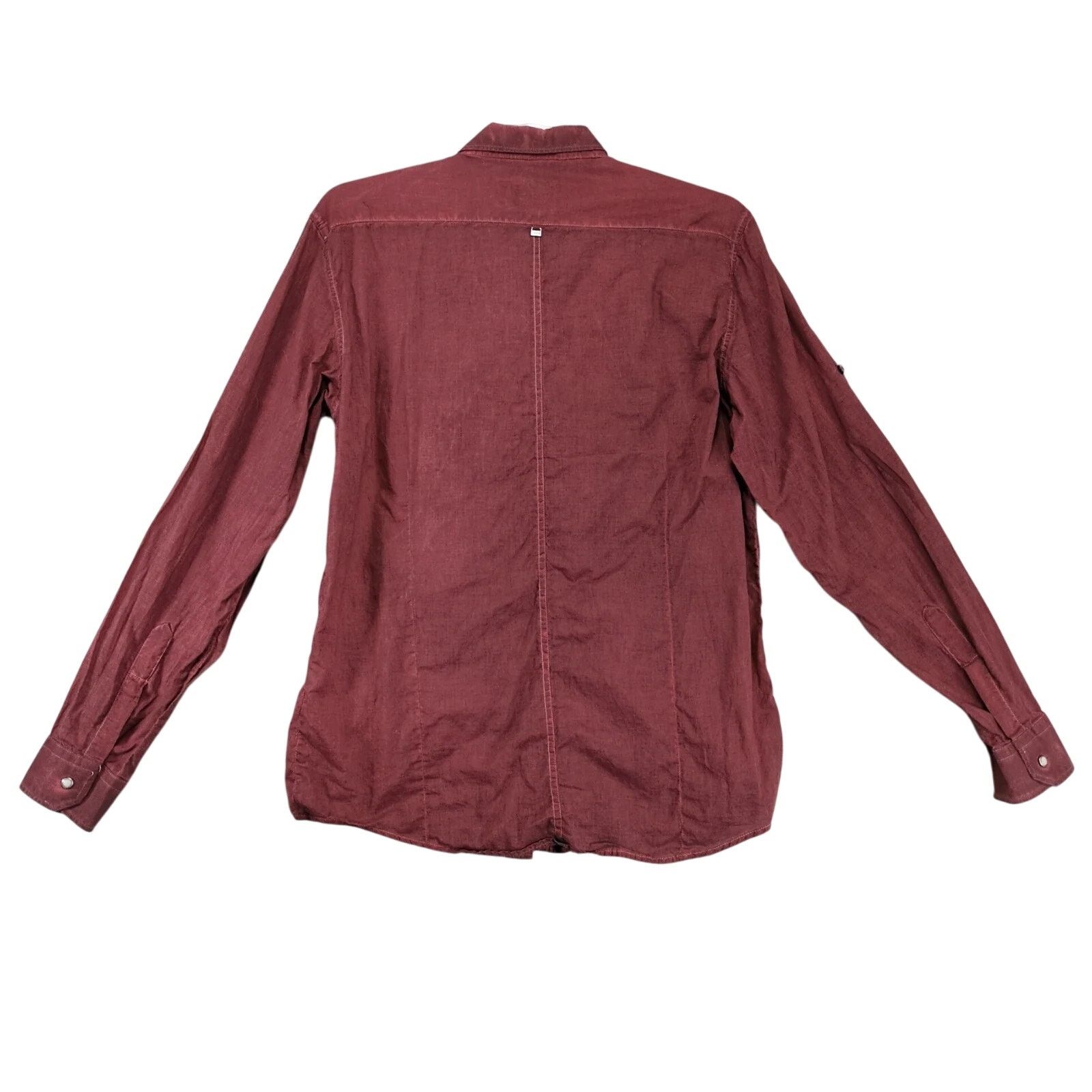 Other Bando Argentina Burgundy Pearl Snap Shirt Men's XL Long Slv Size US XL / EU 56 / 4 - 2 Thumbnail