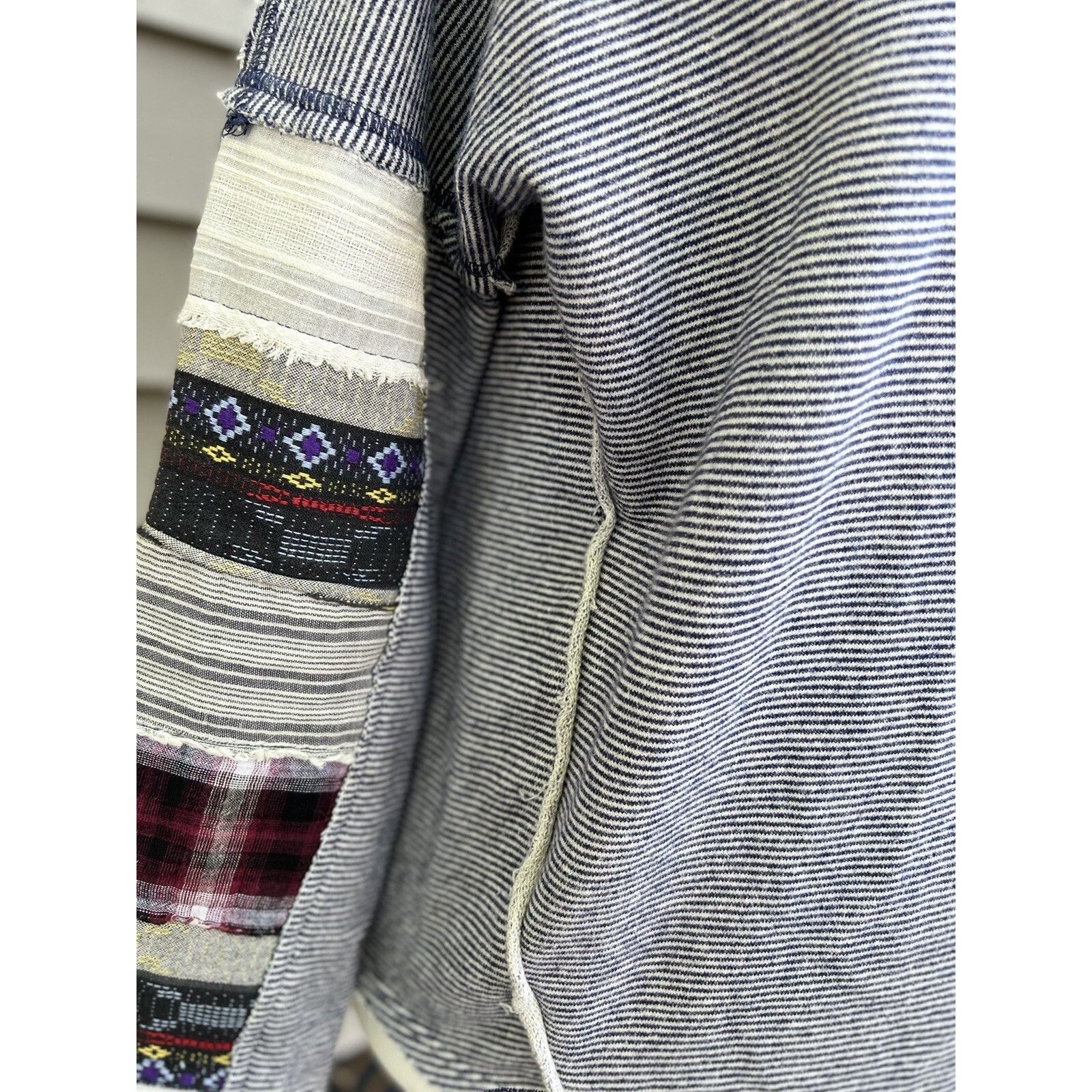 Free People Free people patch work long Sleeve sweater top XS A000234 Size XS / US 0-2 / IT 36-38 - 6 Thumbnail