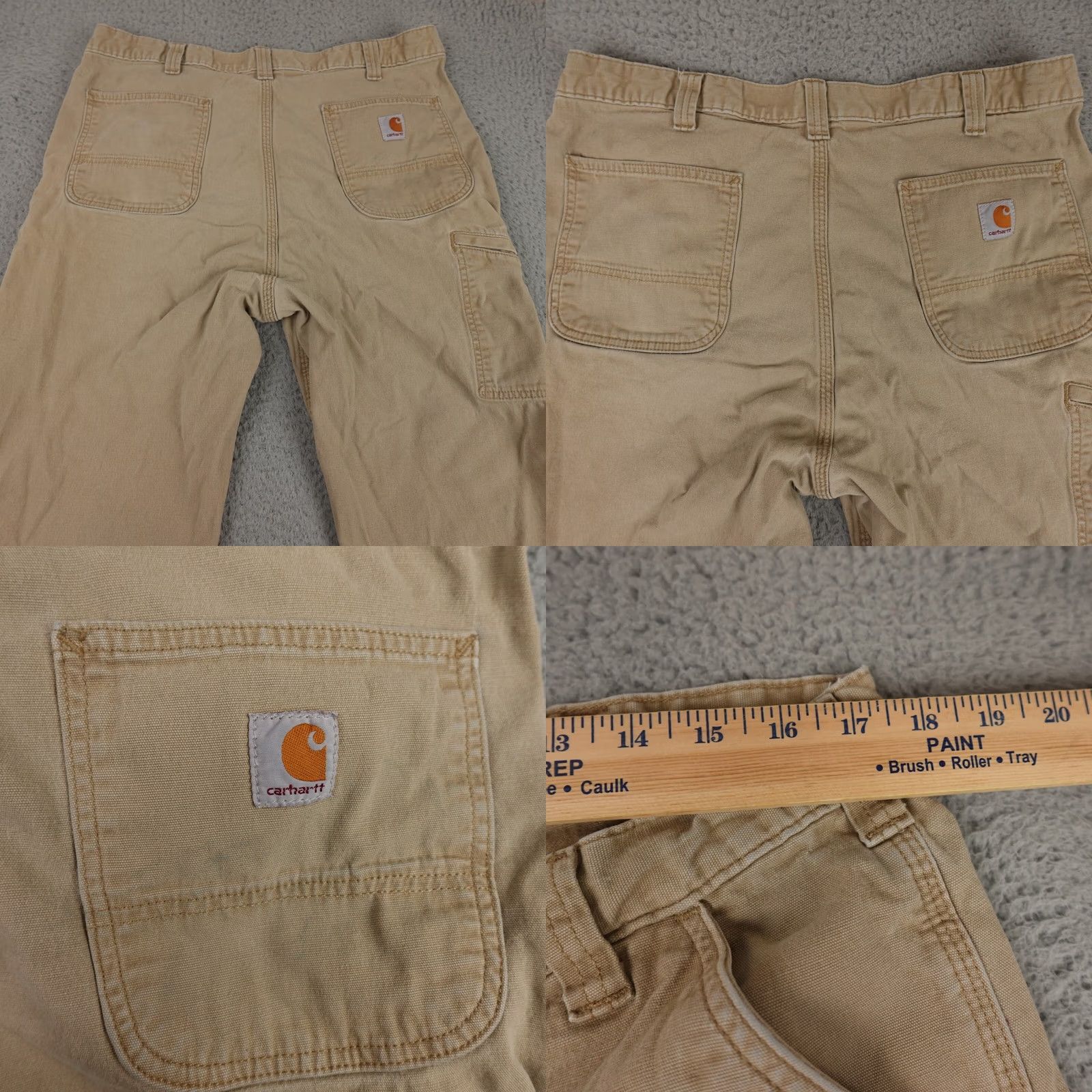 Carhartt Carhartt Pants Mens 38x32 Brown Carpenter Relaxed Fit Workwear Canvas Straight 30 Inseam Wrapback Logo Men Size US 38 / EU 54 - 8 Thumbnail