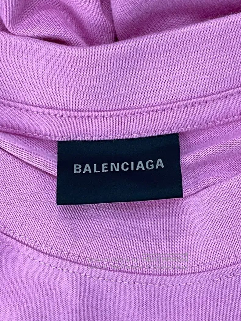 Balenciaga Balenciaga Pink lettered print short-sleeve T-shirt, size Size US L / EU 52-54 / 3 - 4 Thumbnail