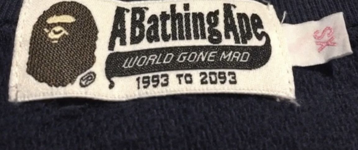 Bape Bape logo crew neck pullover sweatshirt Size XS / US 0-2 / IT 36-38 - 4 Thumbnail