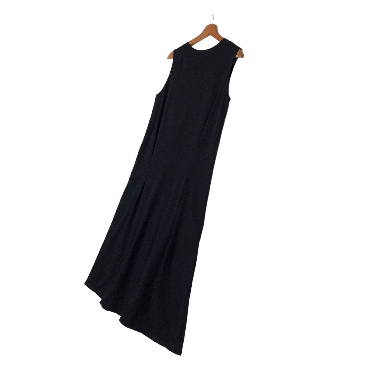 Yohji Yamamoto 🔥RICH BLACK LONG BLOUSE SLEEVELESS Y’S YOHJI YAMAMOTO Size M / US 6-8 / IT 42-44 - 11 Thumbnail