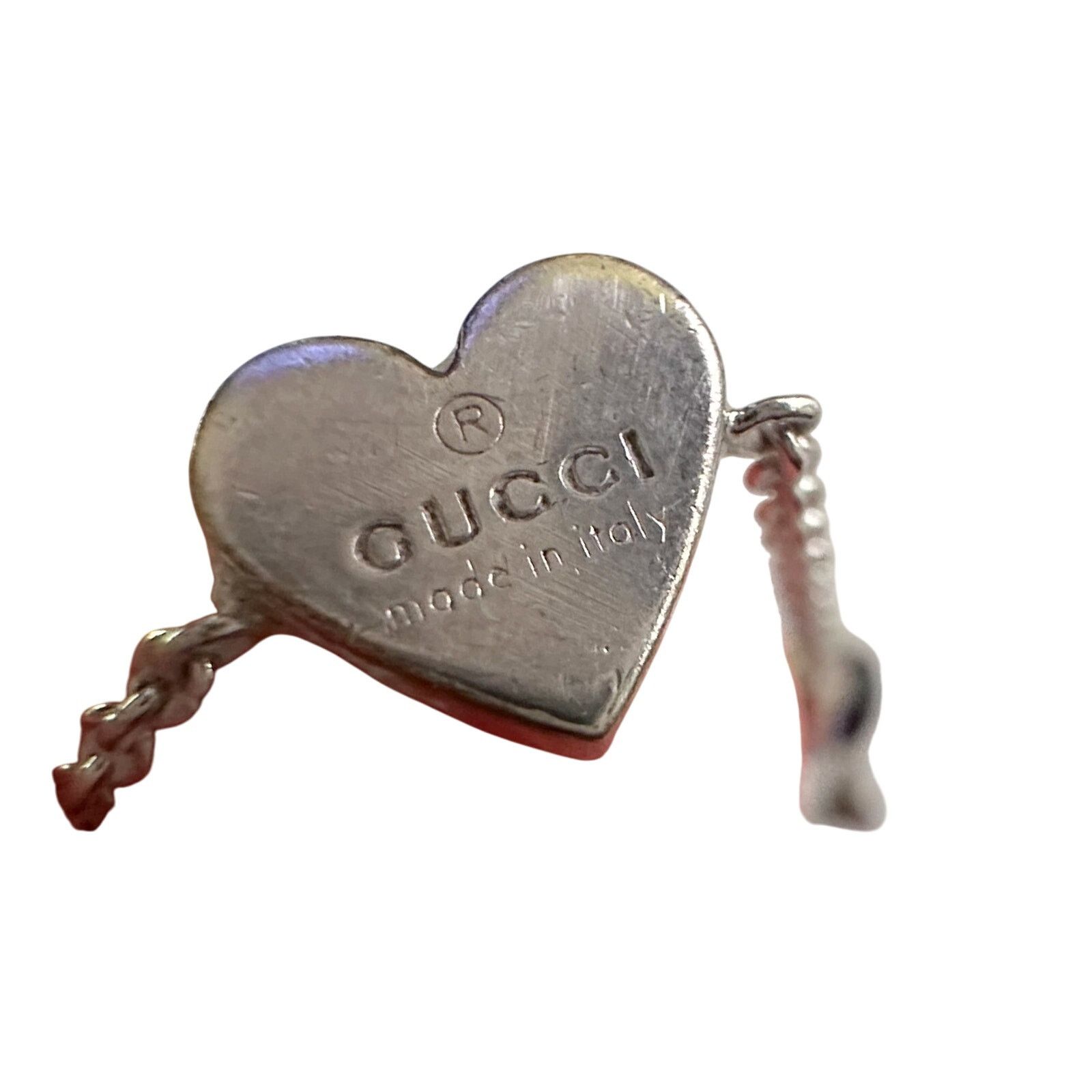 Gucci Gucci Heart Tag Amethyst Bracelet #17 Size ONE SIZE - 3 Thumbnail