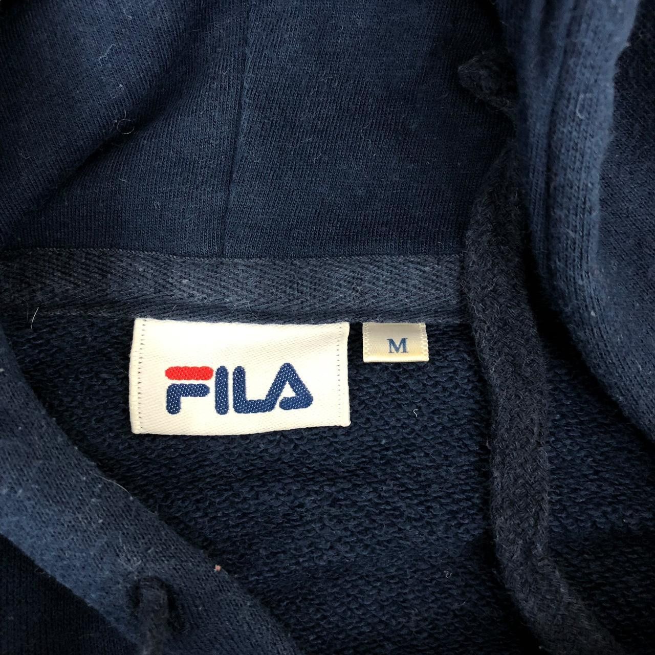Fila FILA BIELLA ITALIA Striped Pullover Hoodie Sweater Size M / US 6-8 / IT 42-44 - 5 Thumbnail