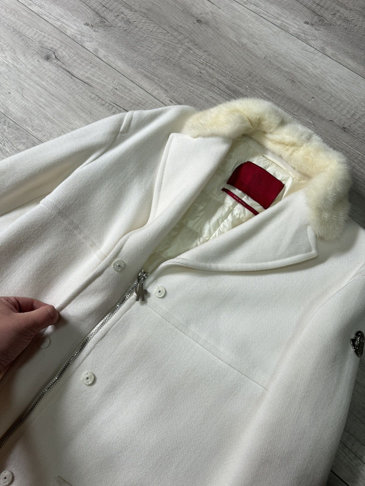 Moncler Very Rare Moncler Gamme Rouge Puffer Coat Wool Jacket Size XS / US 0-2 / IT 36-38 - 6 Thumbnail