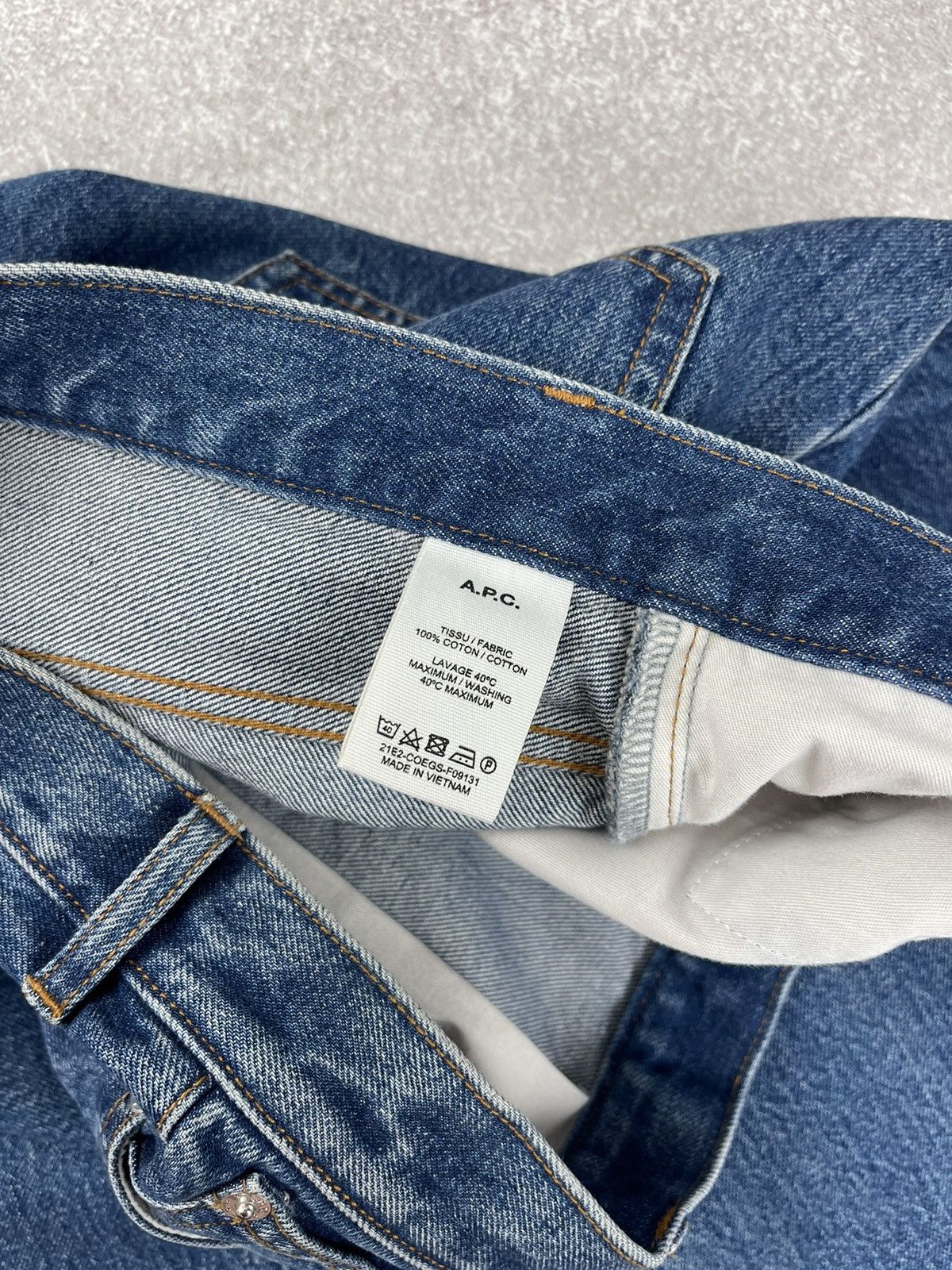 A.P.C. A.P.C. Jean New Sailor Denim Blue Jeans Women’s Size 29 Size US 29 - 6 Thumbnail