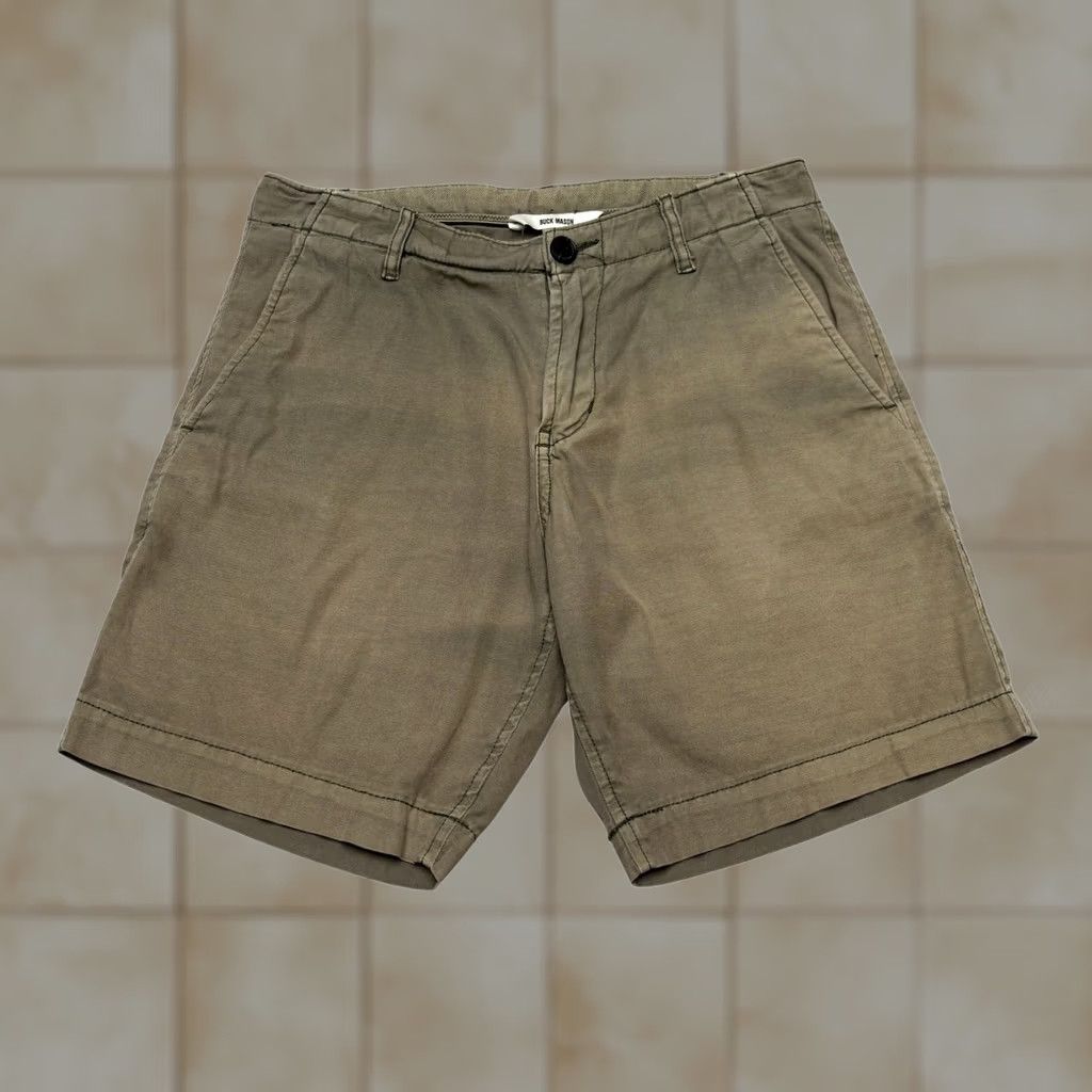 Buck Mason VINTAGE Buck Mason Men's Walk Shorts 28 7.5" Canvas Quiet Luxury Green Size US 28 / EU 44 - 1 Thumbnail